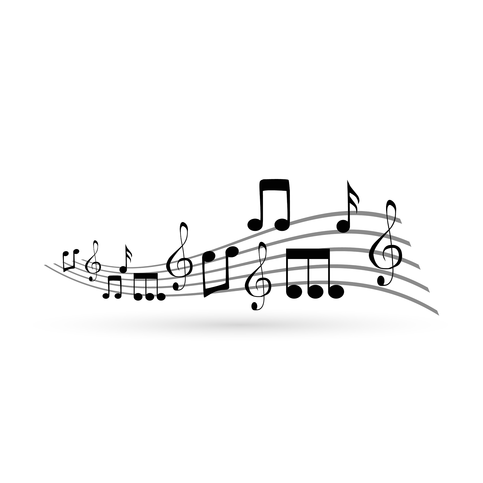 music notes design element