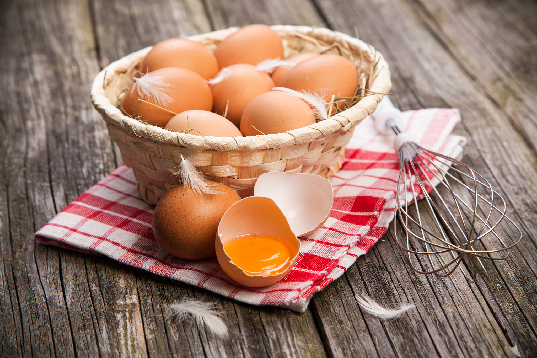 fresh organic eggs