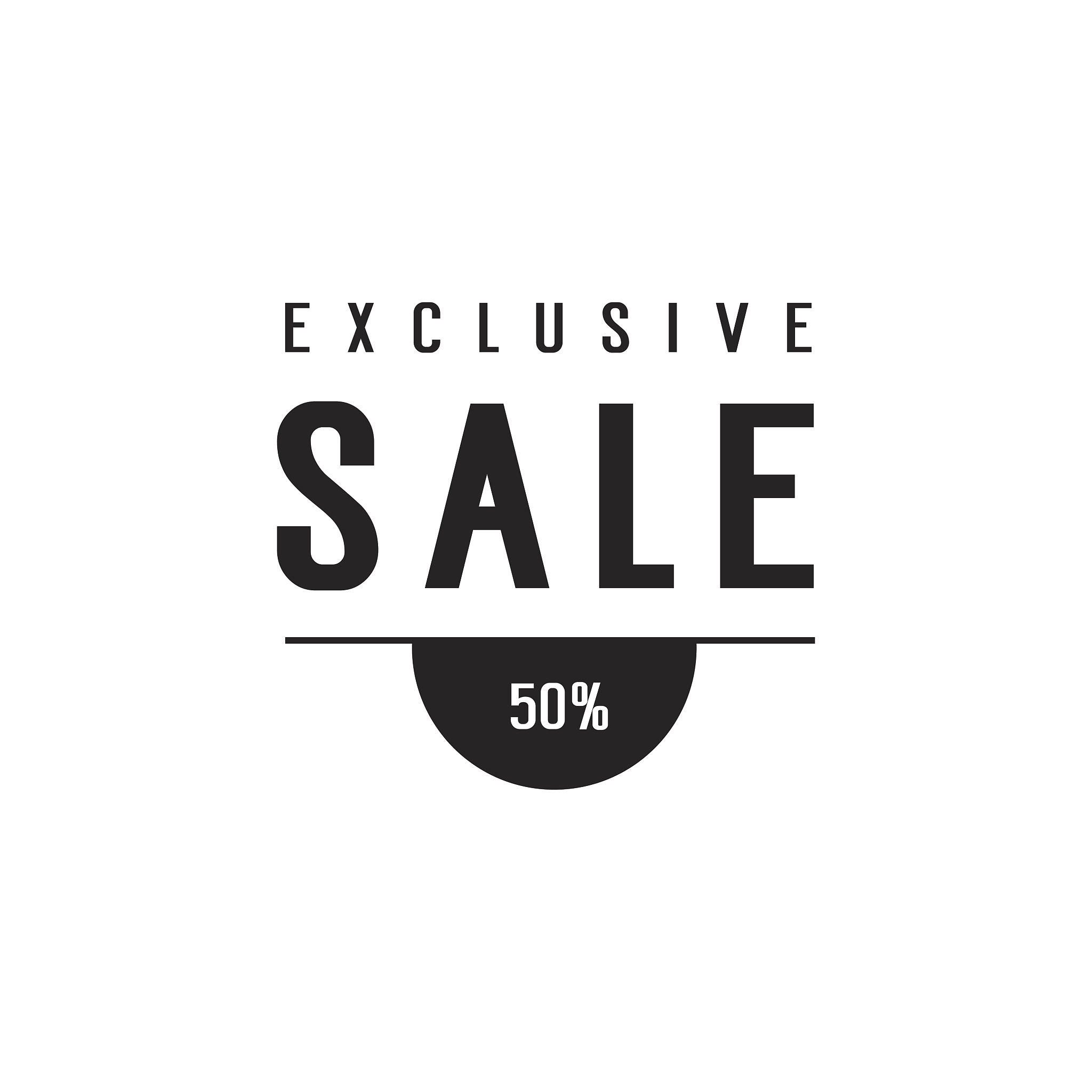 exclusive sale 50 lettering