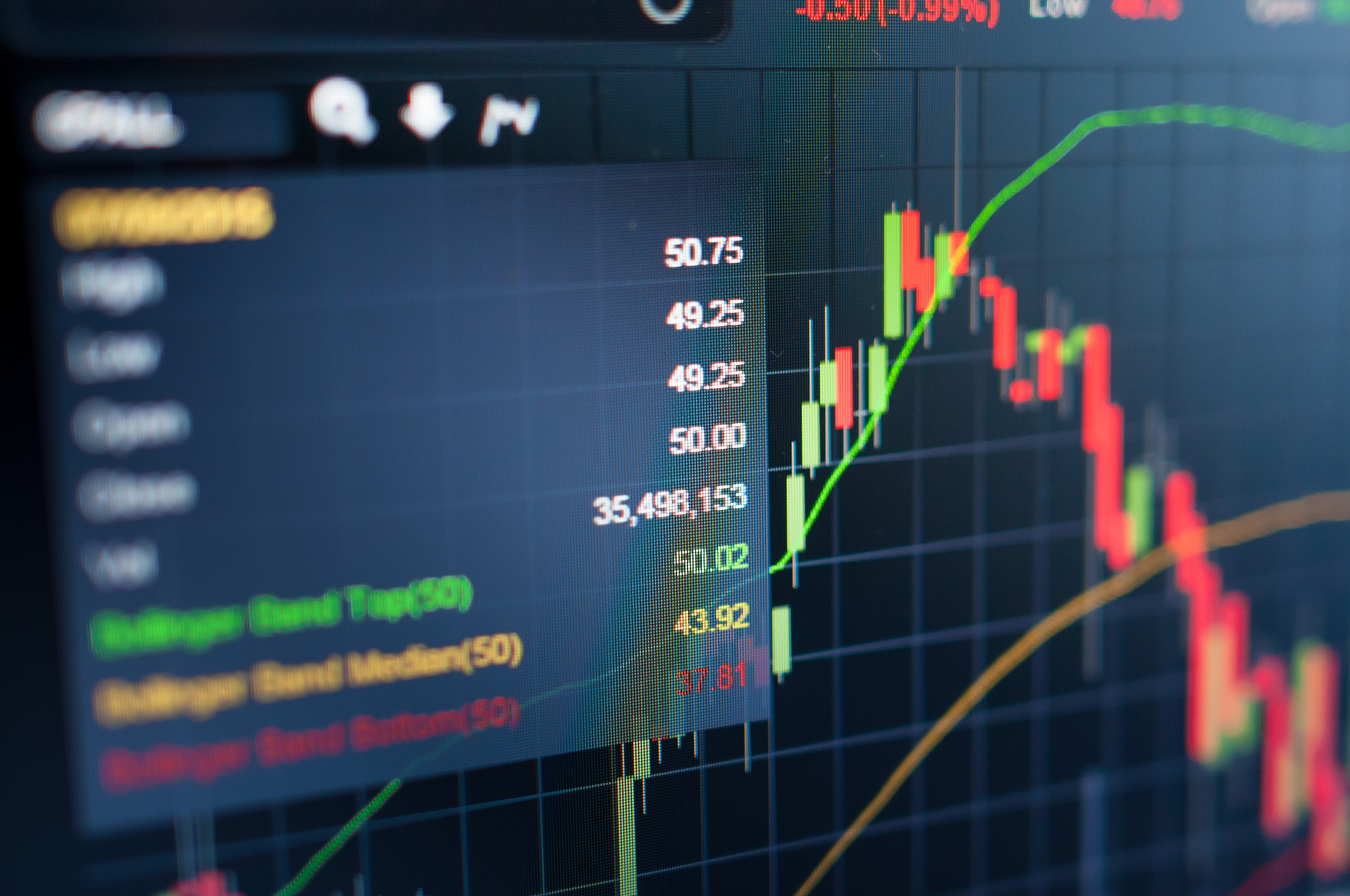 businessman analysis stockmarket with digital tablet and laptop 