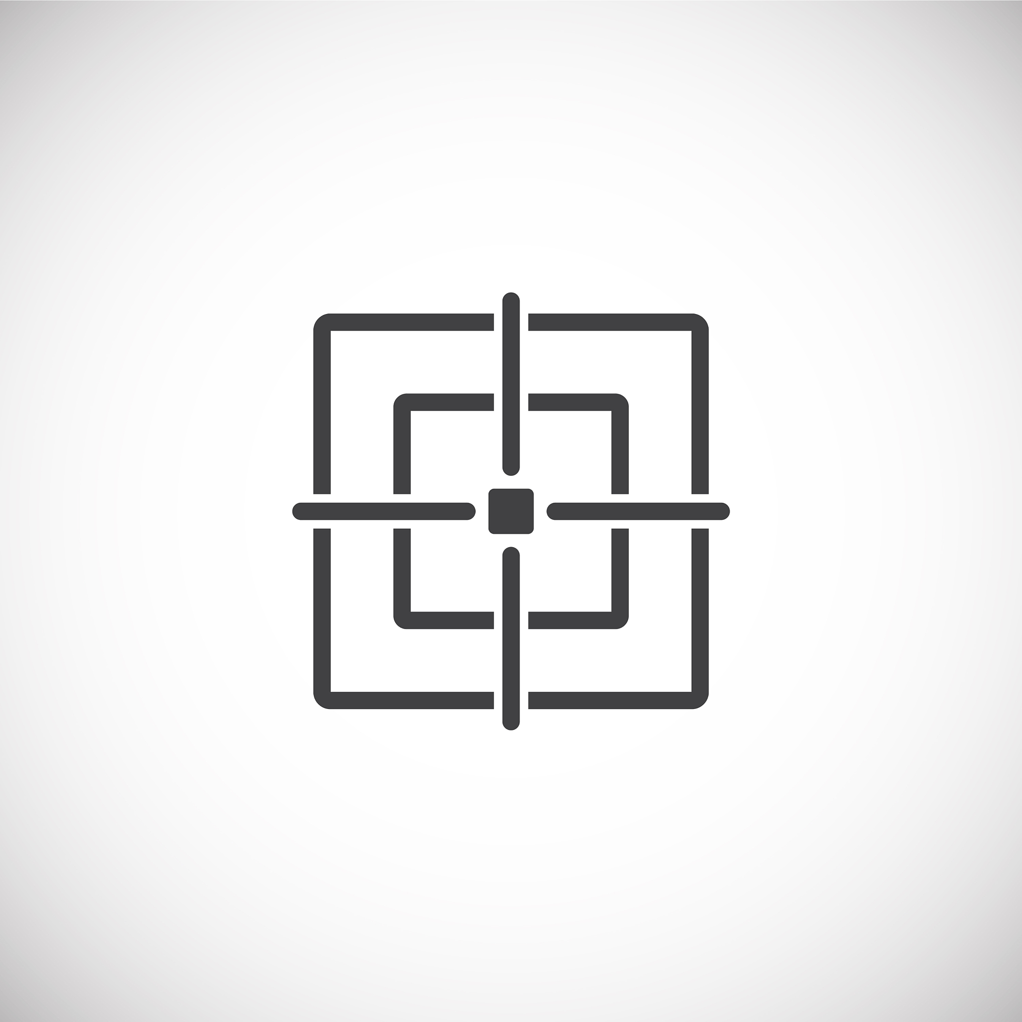 aim related icon on background for graphic and web