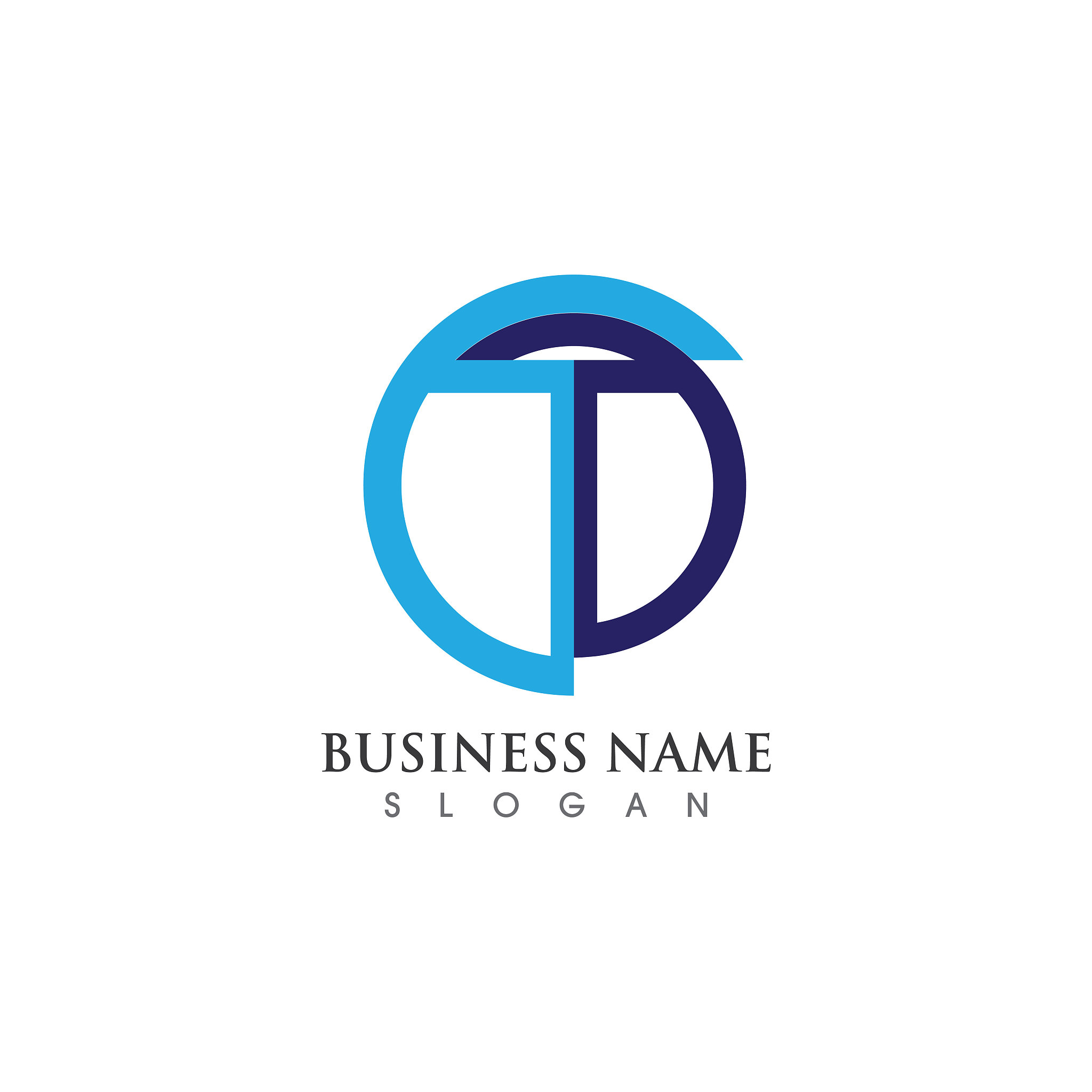 t letter logo template vector icon