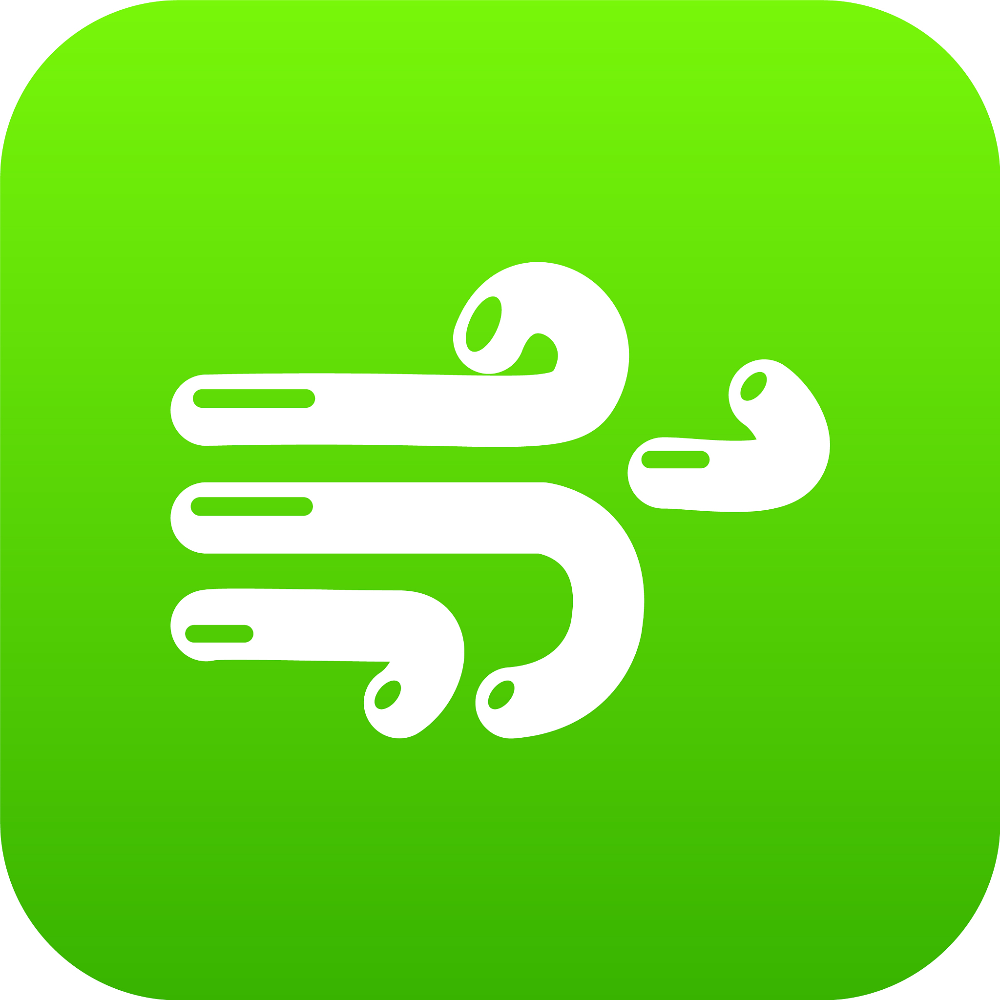 wind icon green