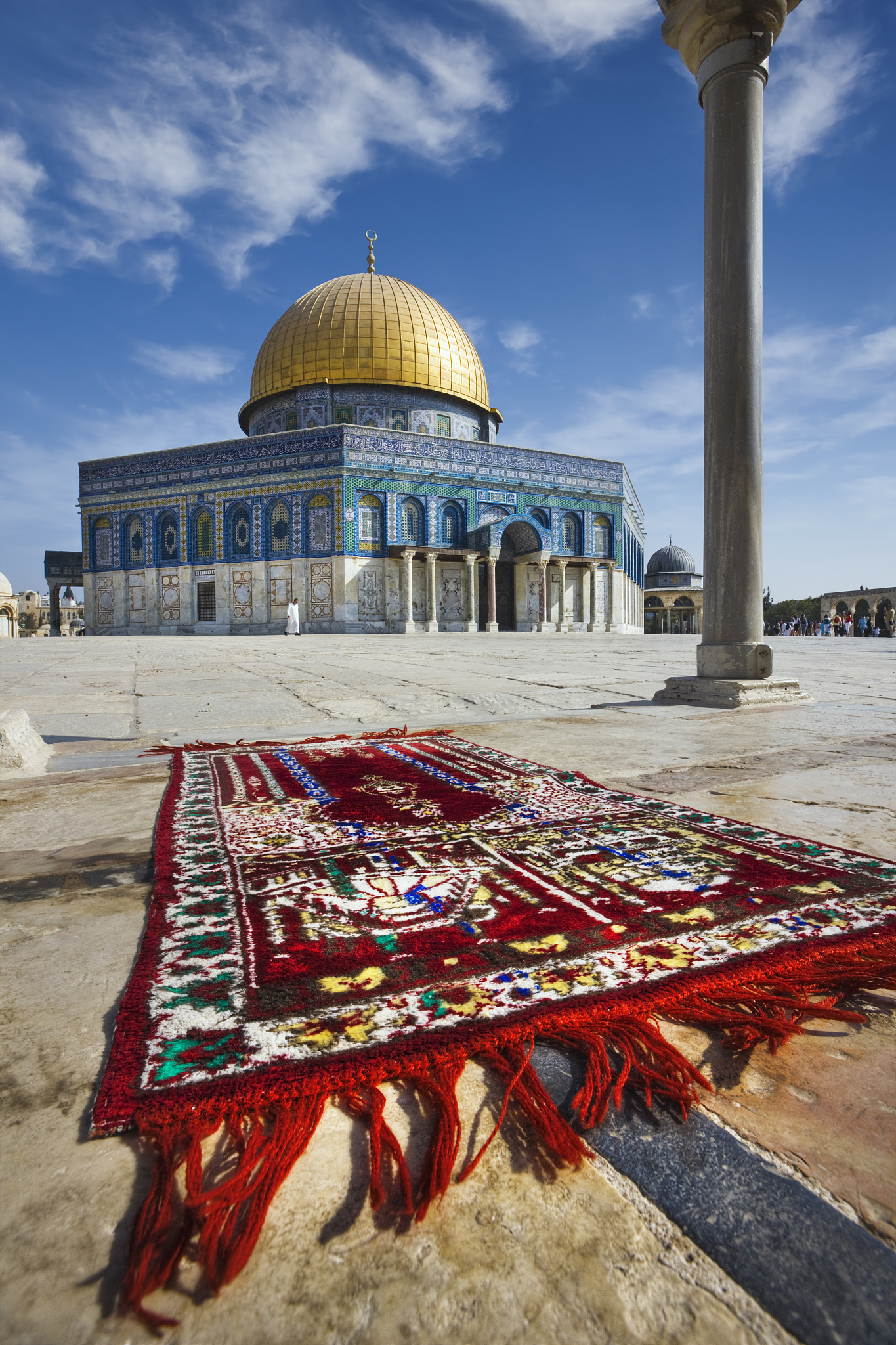 the dome of the rock on temple mount