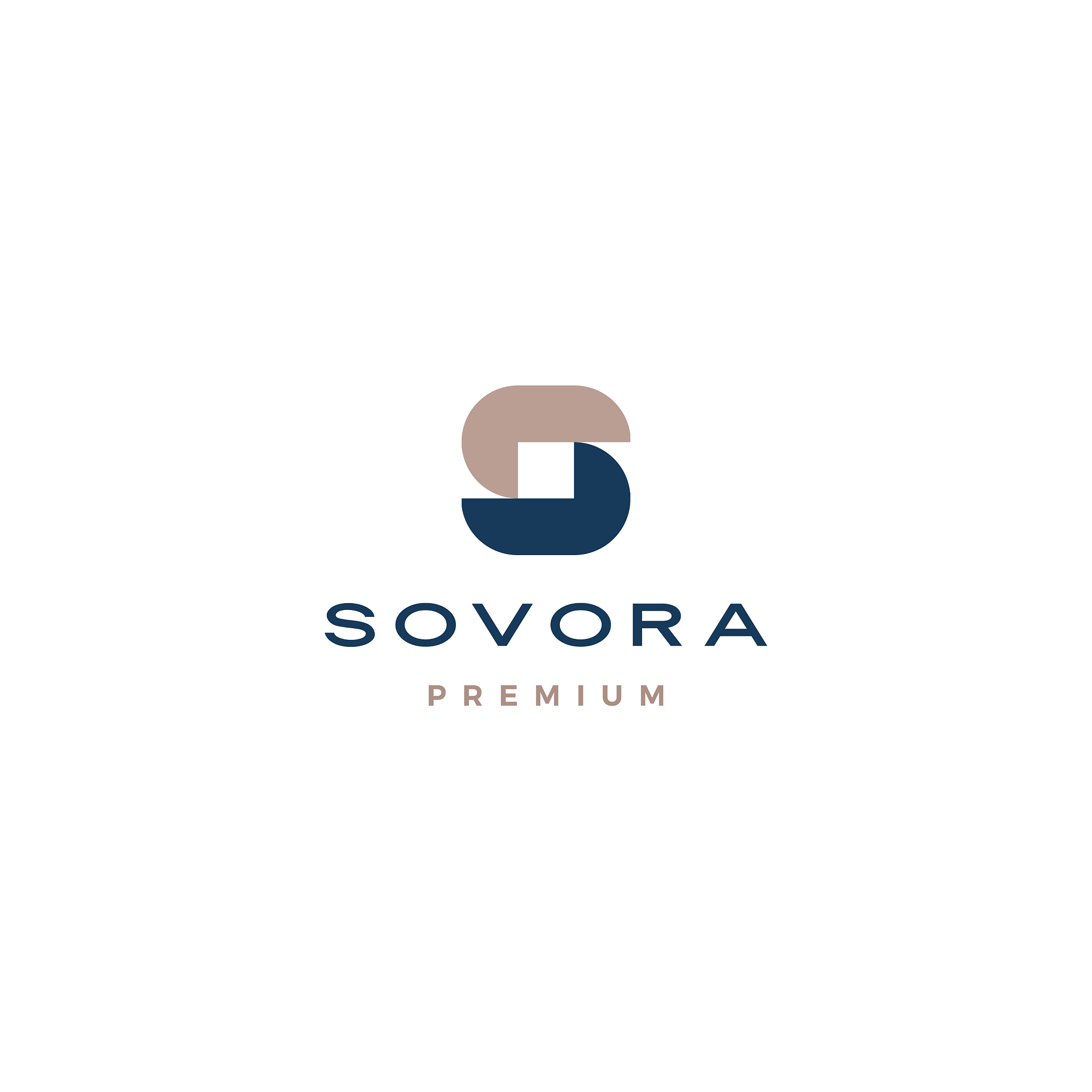 s letter initial logo icon overlap overlapping