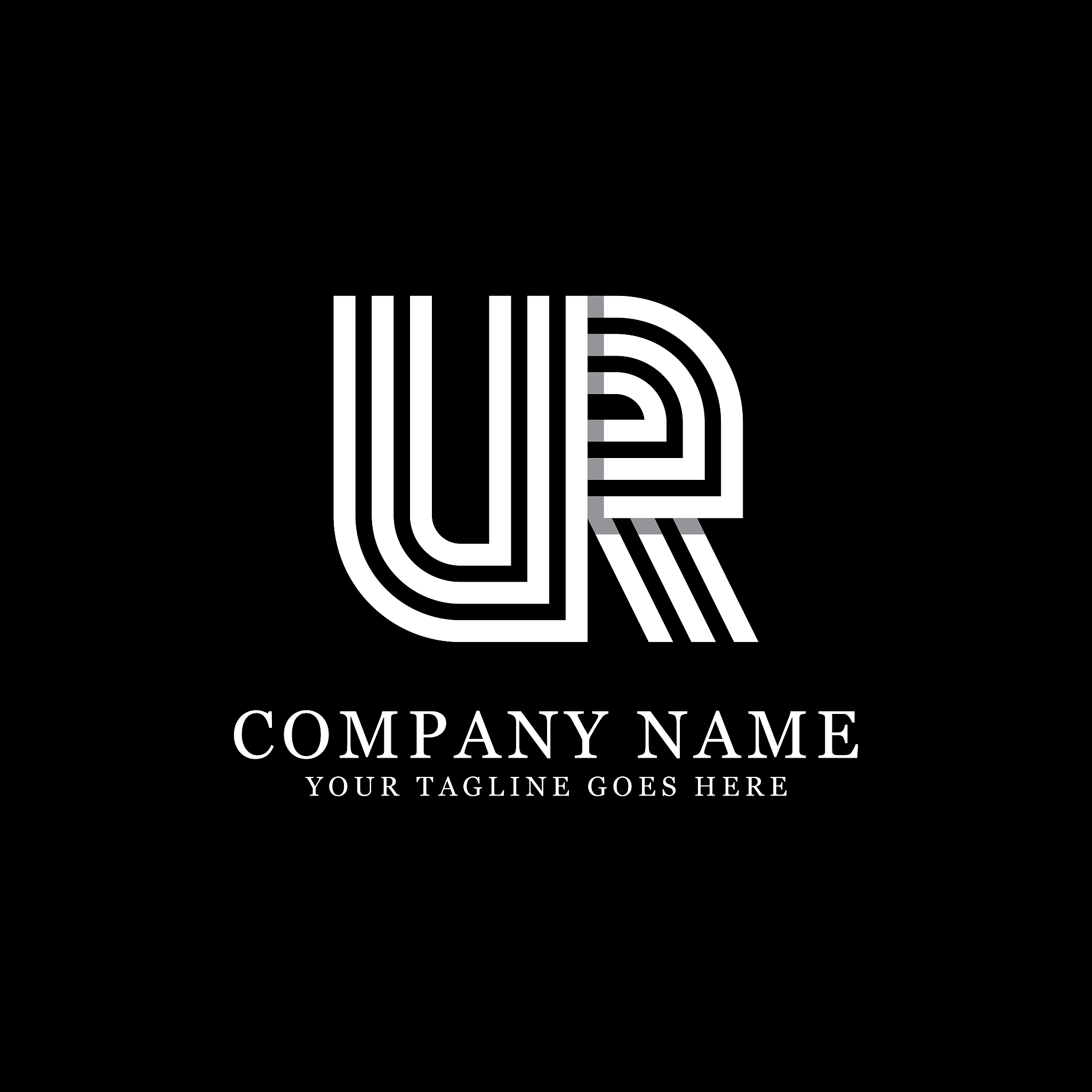 u letter logo designs, creative monogram logo template,initial n