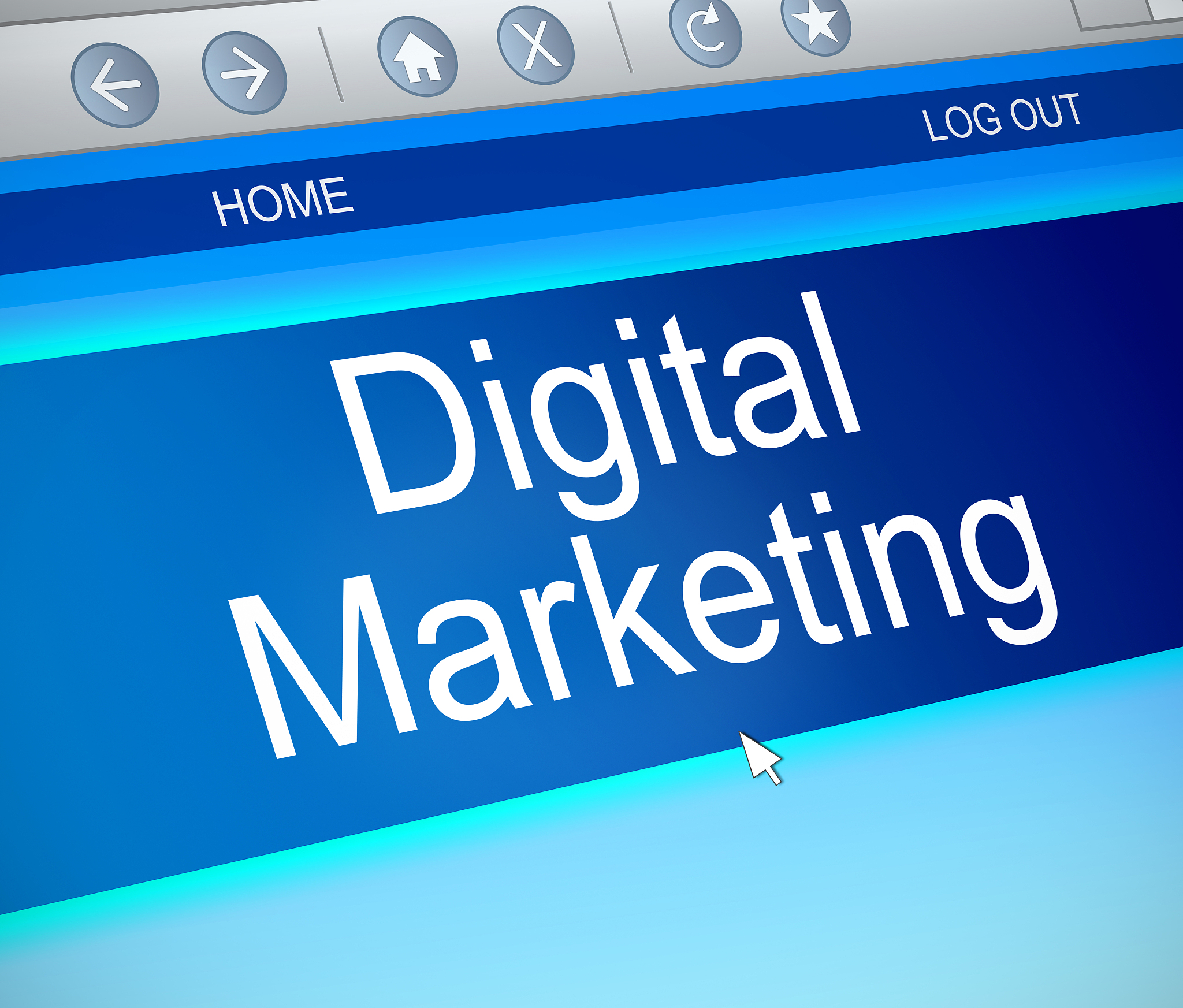 digital marketing concept.