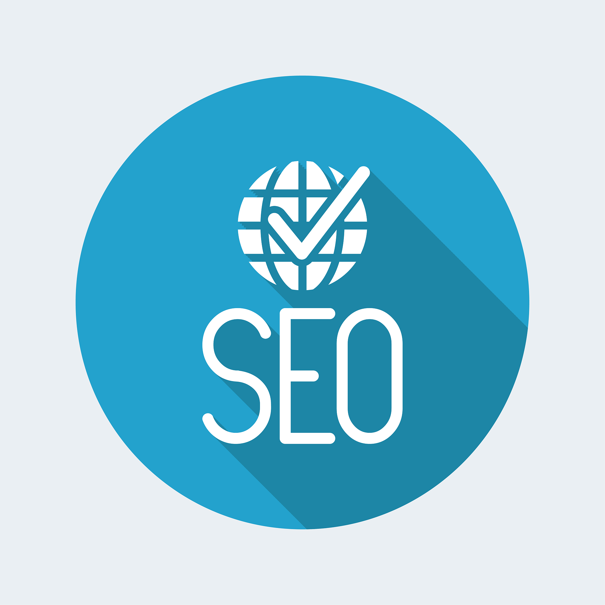 seo global check icon