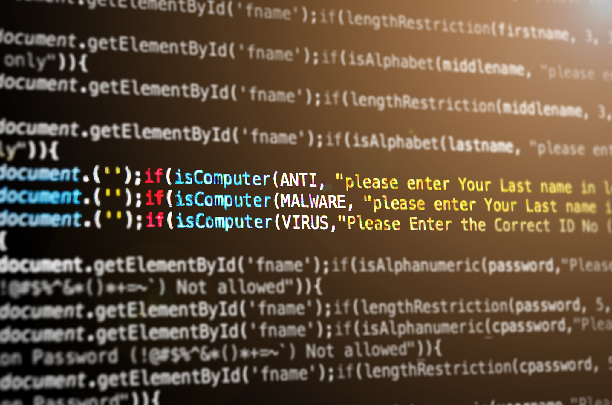 computer virus and malware attack with abstract technology backg