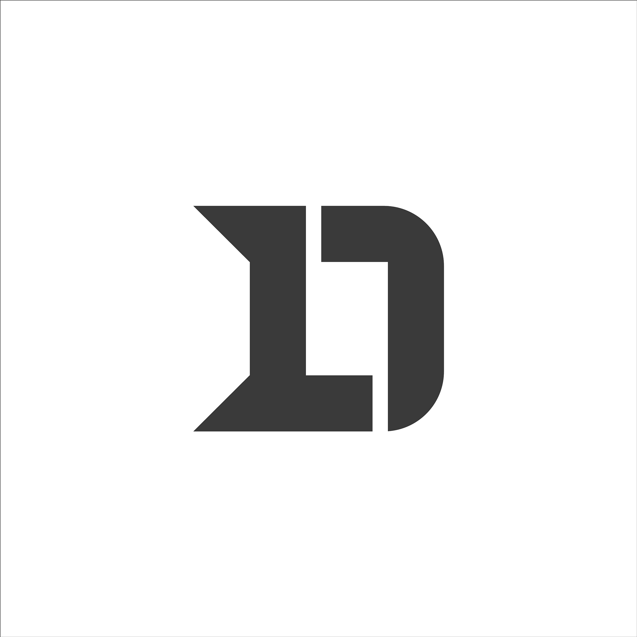 initial letter dl logo template design