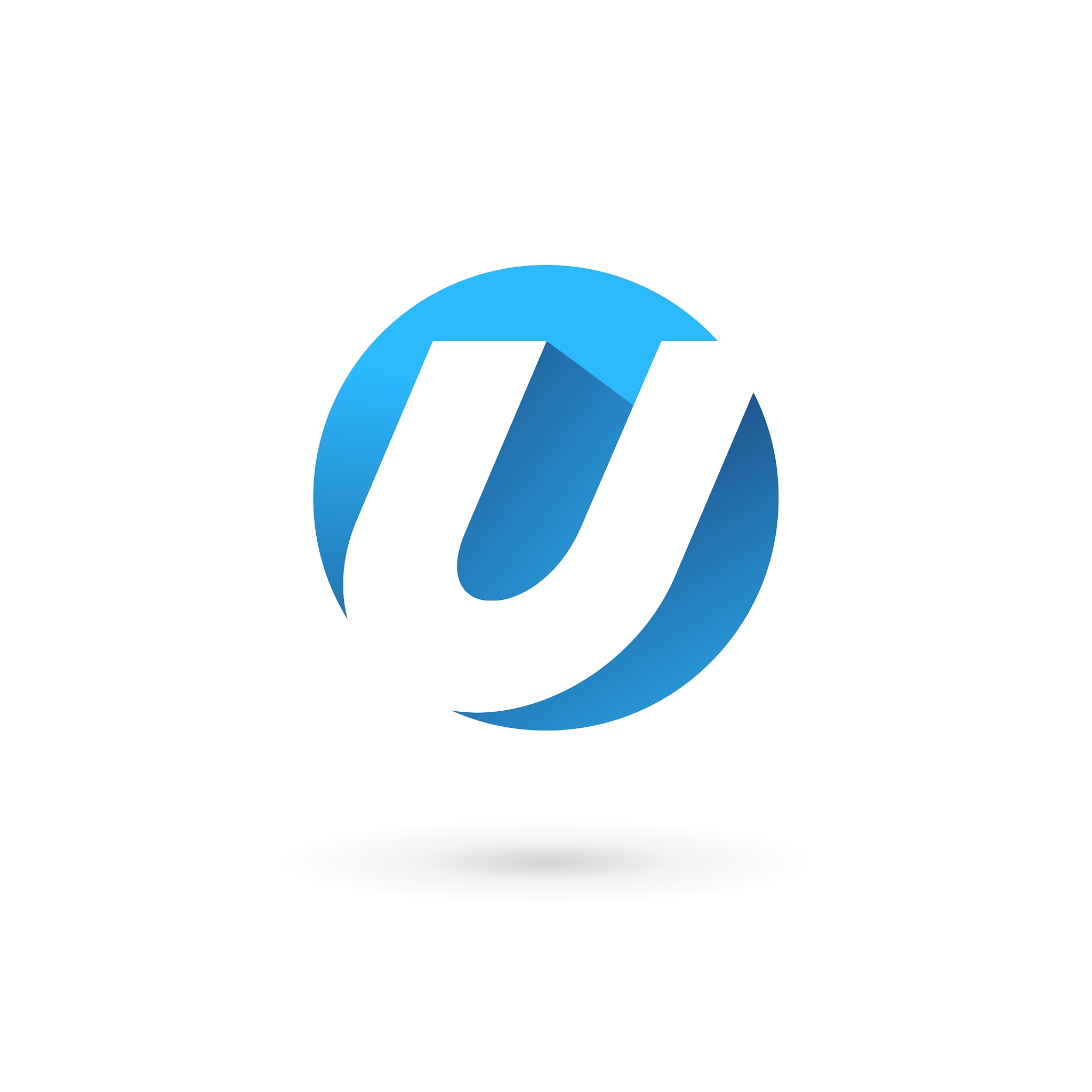 letter u logo icon design template elements