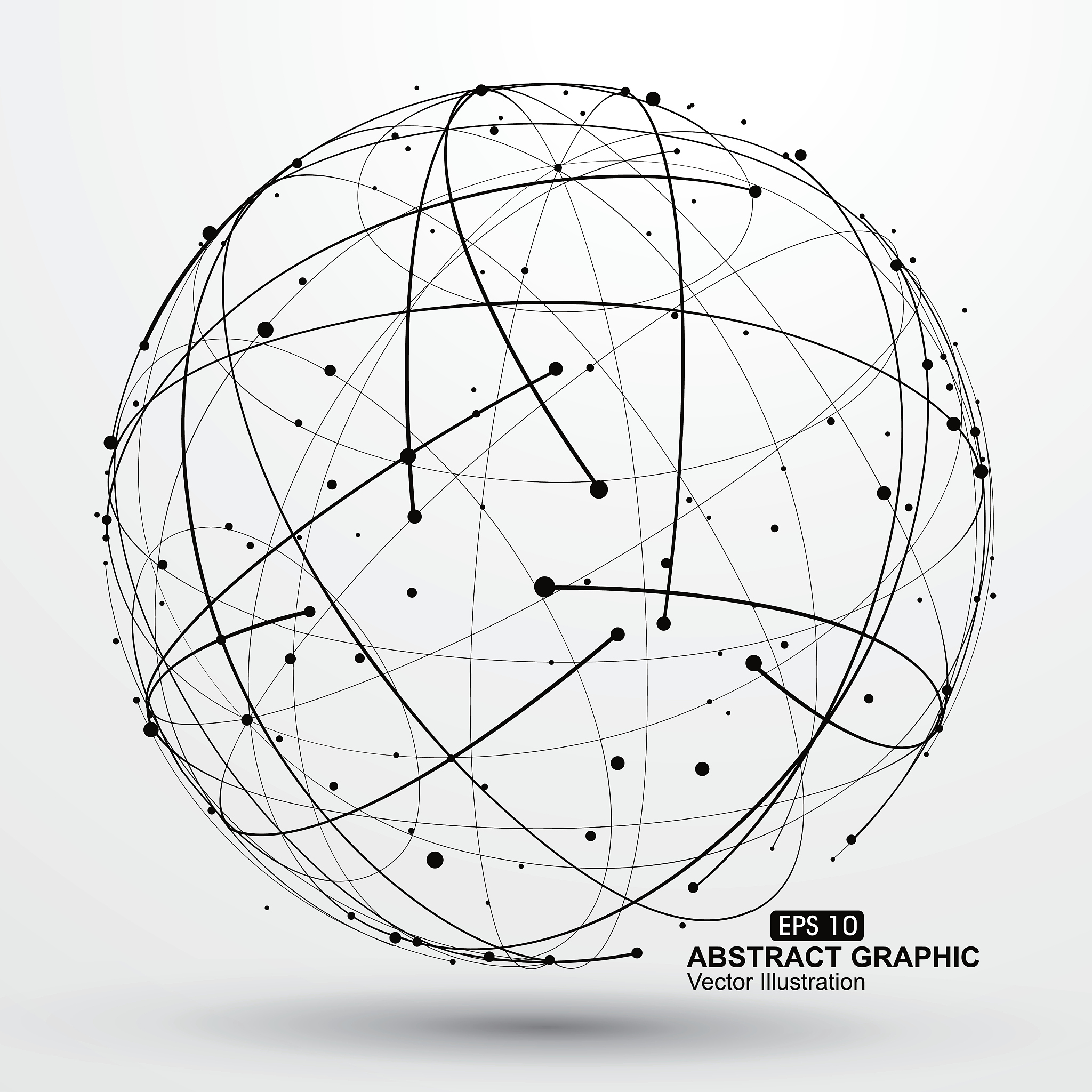 point and curve constructed the sphere wireframe.
