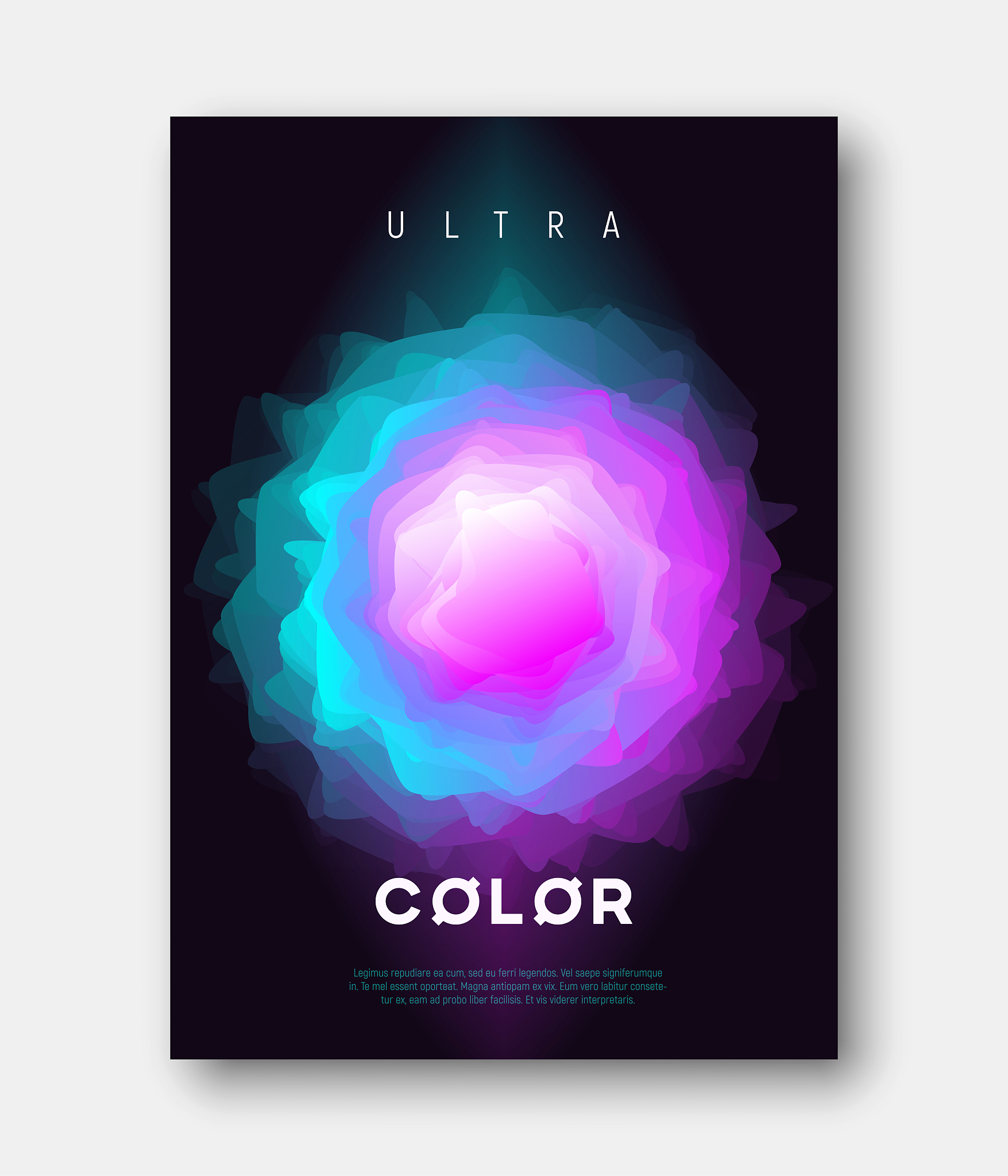 a4 size vector abstract colorful gradient liquid futuristic desi