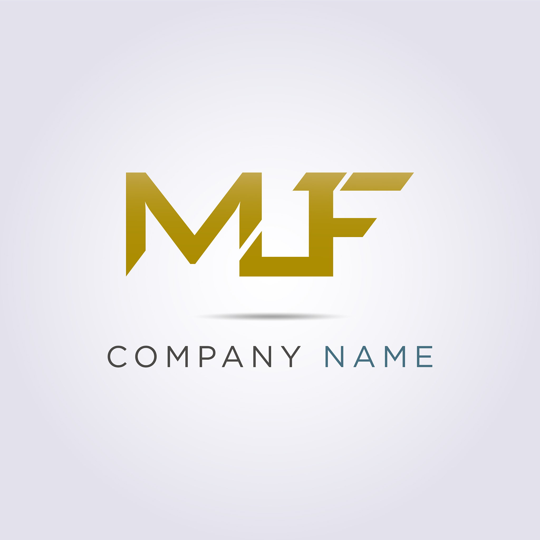 m j v letter logo template for your business and