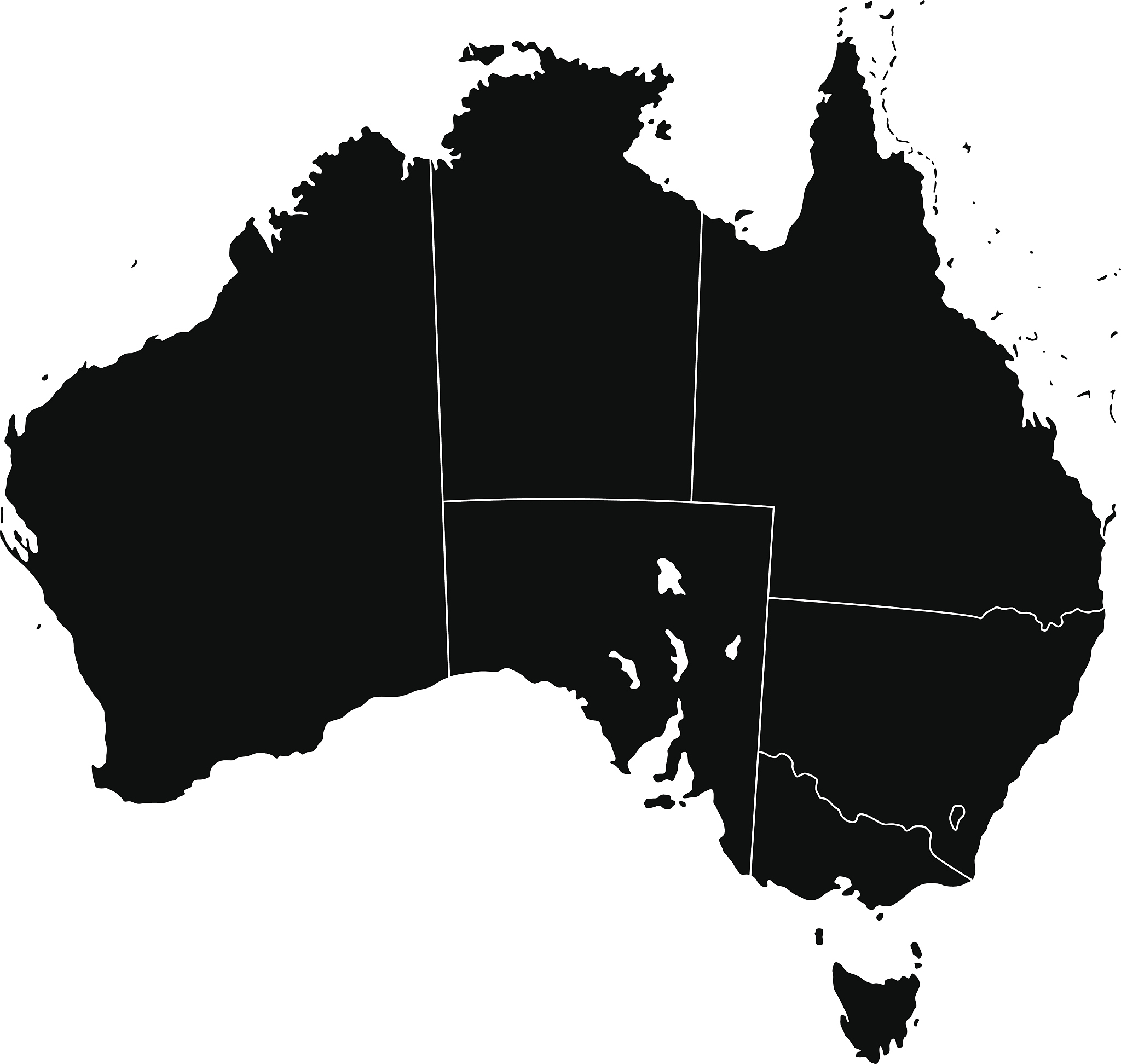 australia map
