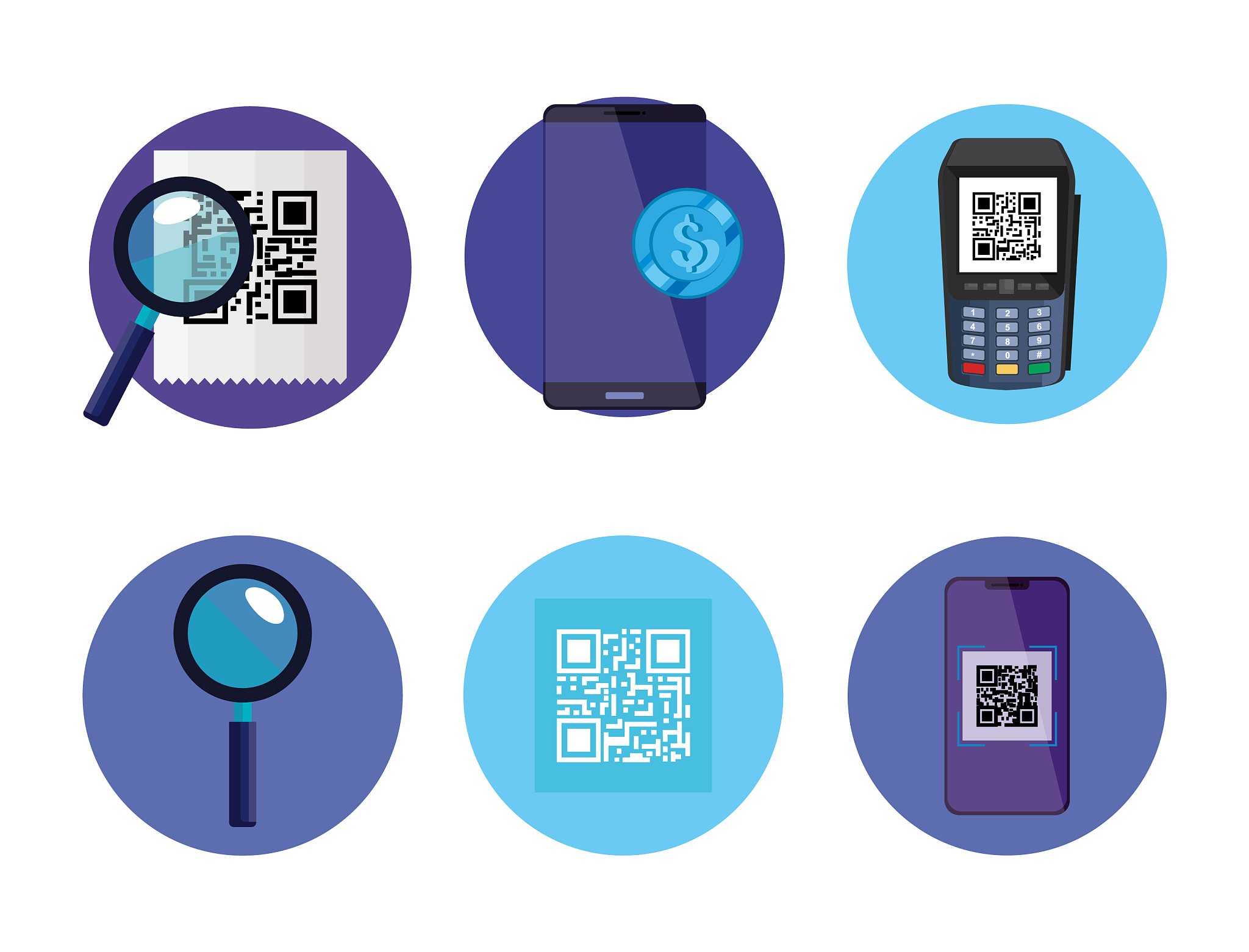 set scan qr code and icons