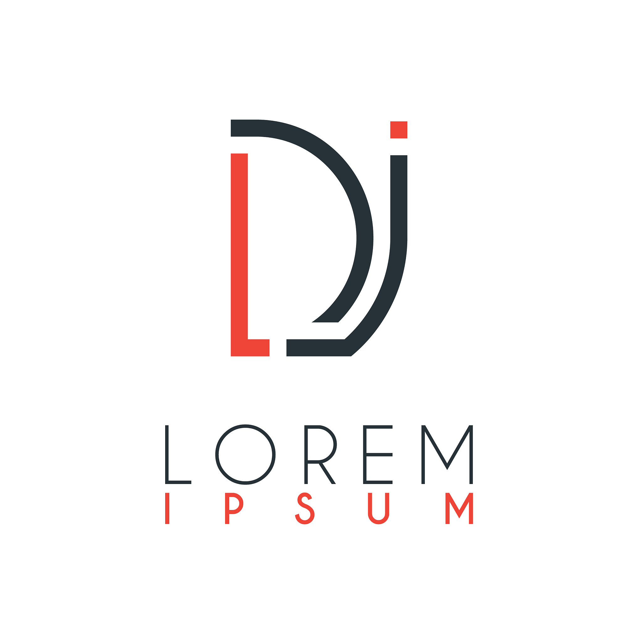 the logo between letter d and letter i or di