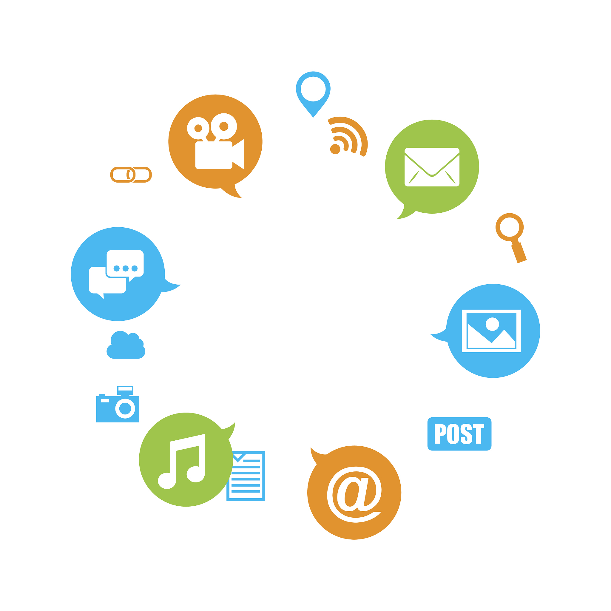mobile social media icon