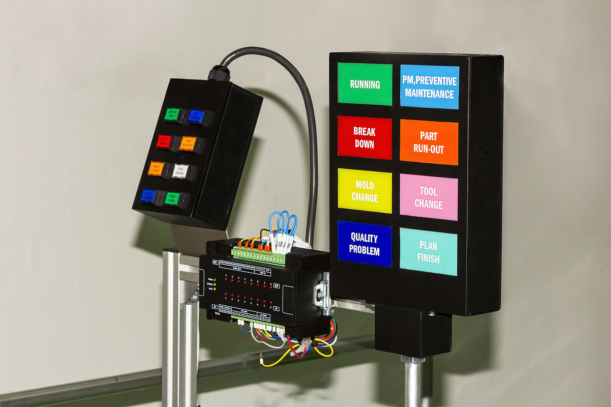 对下段话进行降重处理尽量保持字数不变：PLC根据所选的相对液位值、气压值和温度值计算处理和评估适当的规则然后接收控制结果并输出相应的控制信号。