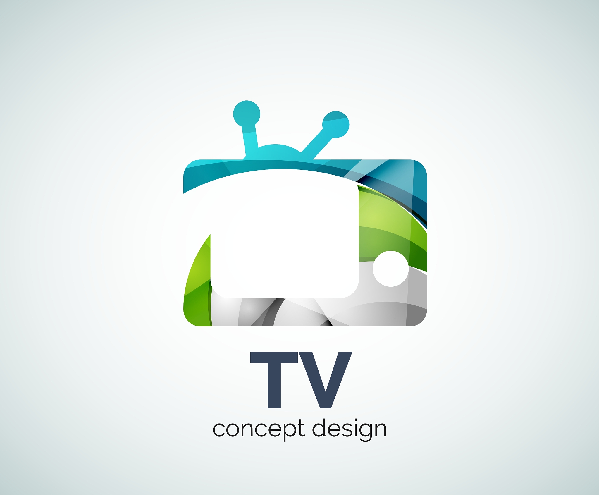 tv logo template