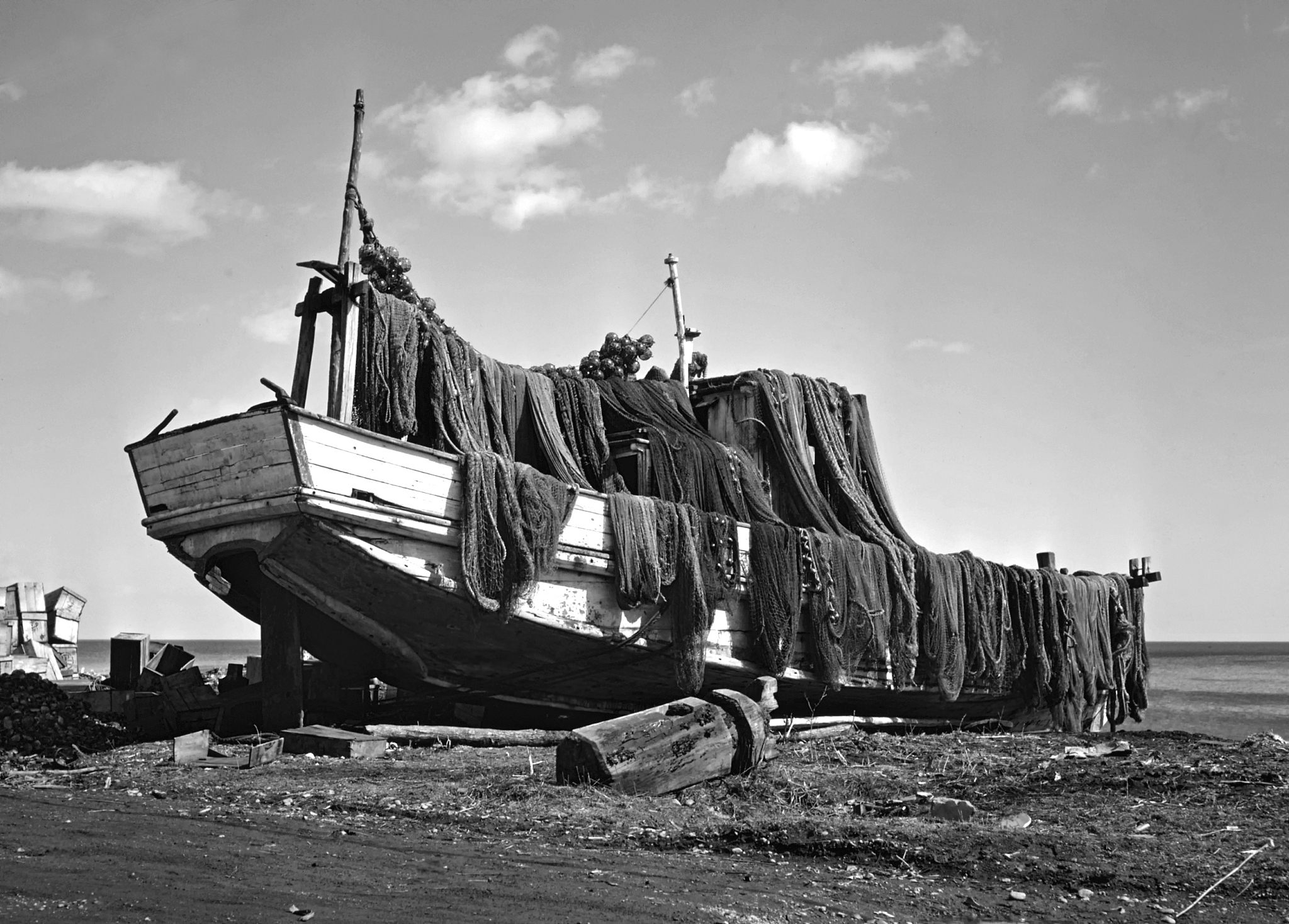 fishing boat.
