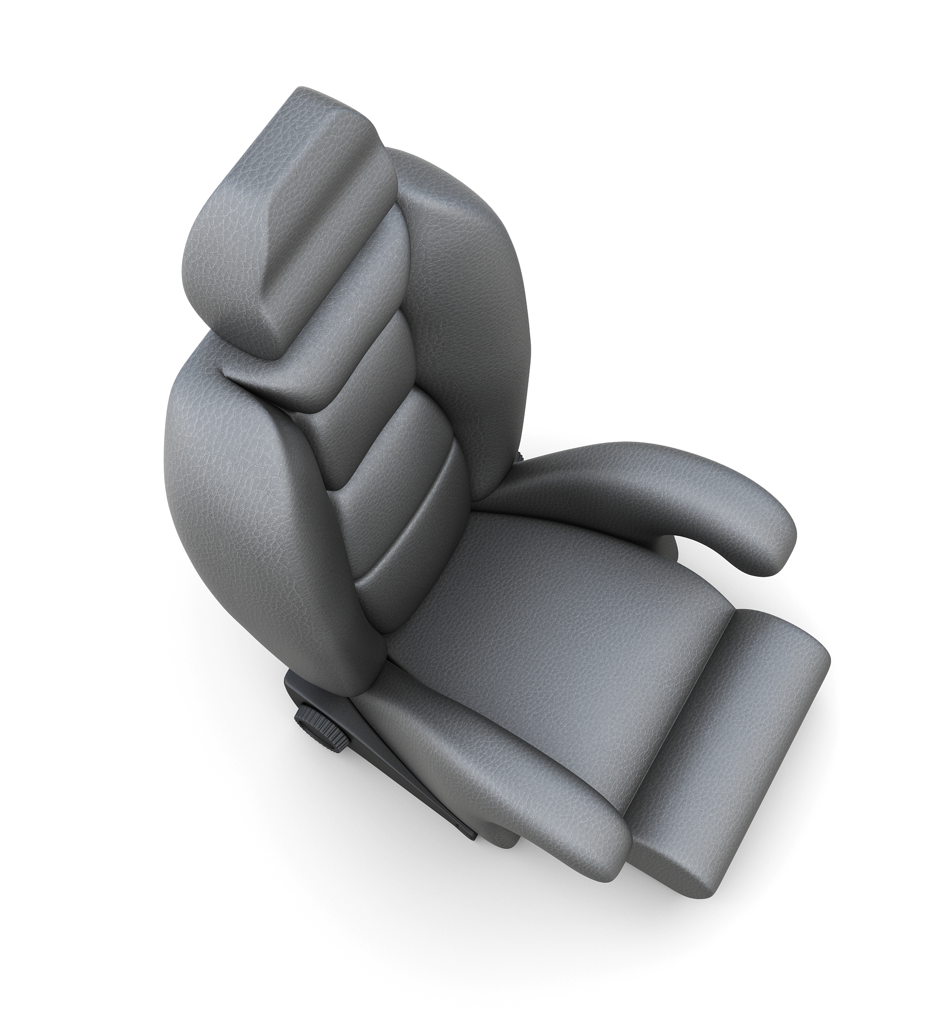 car seat isolated on white background. 3d render image