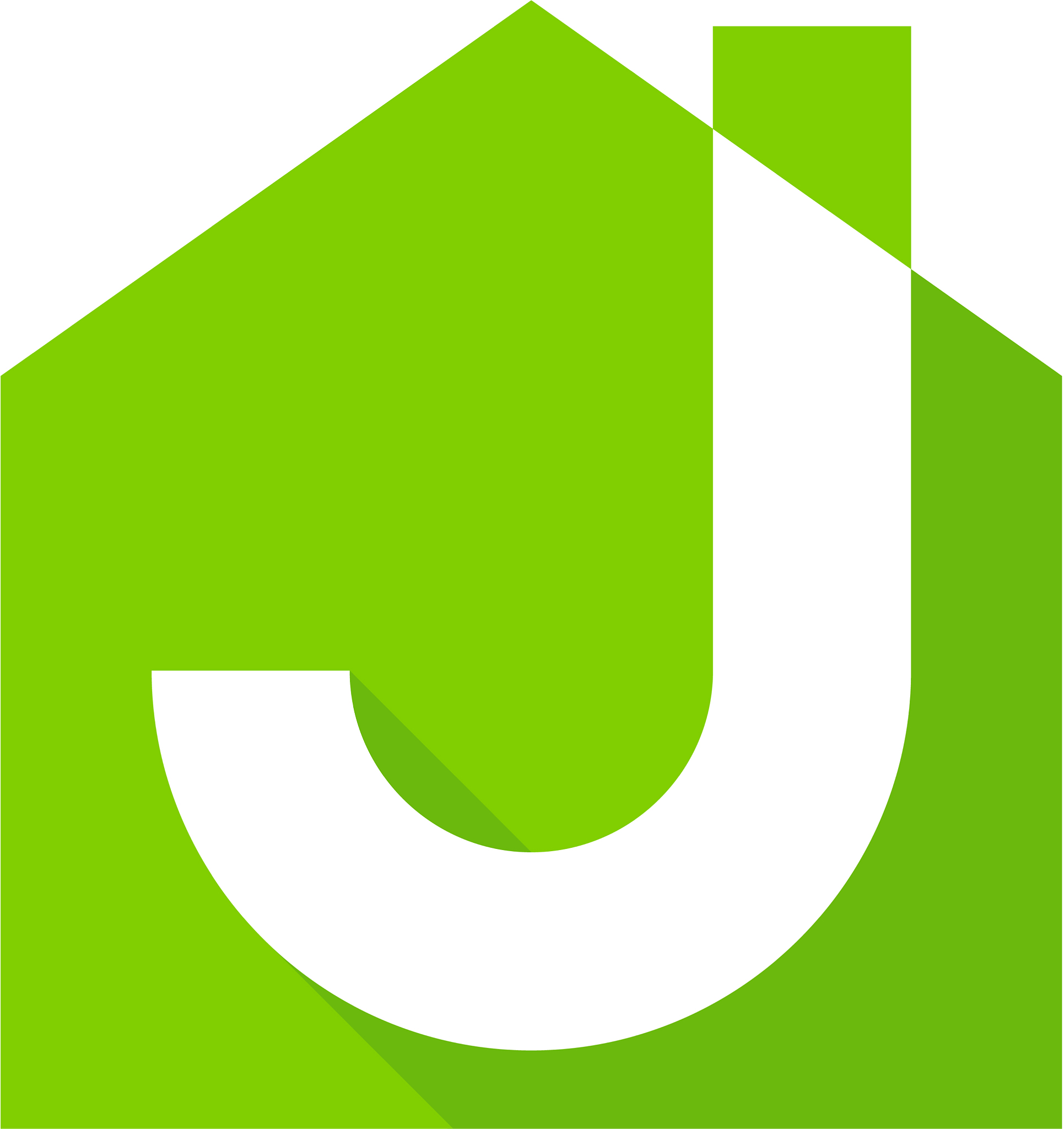 home letter j logo icon design