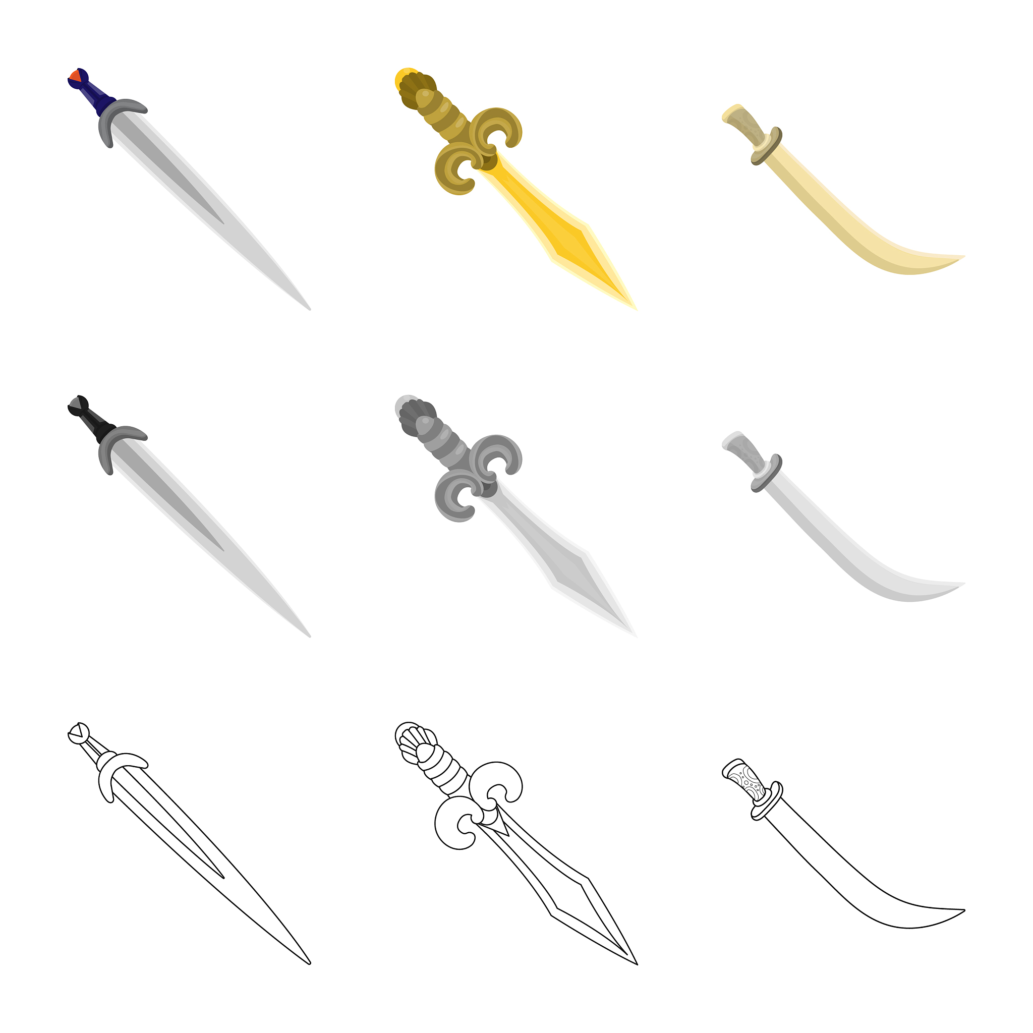 design game and armor logo collection