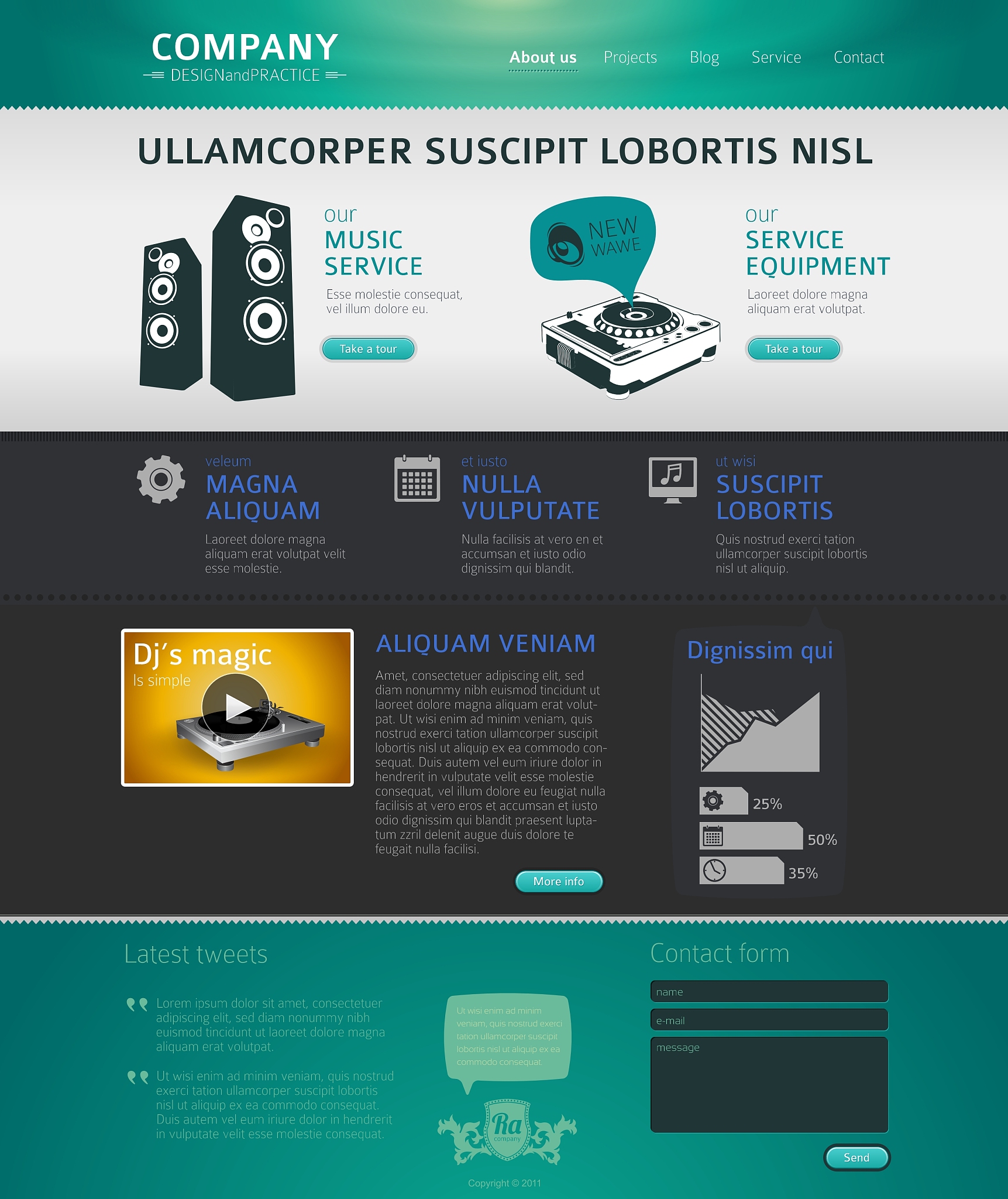 website design template