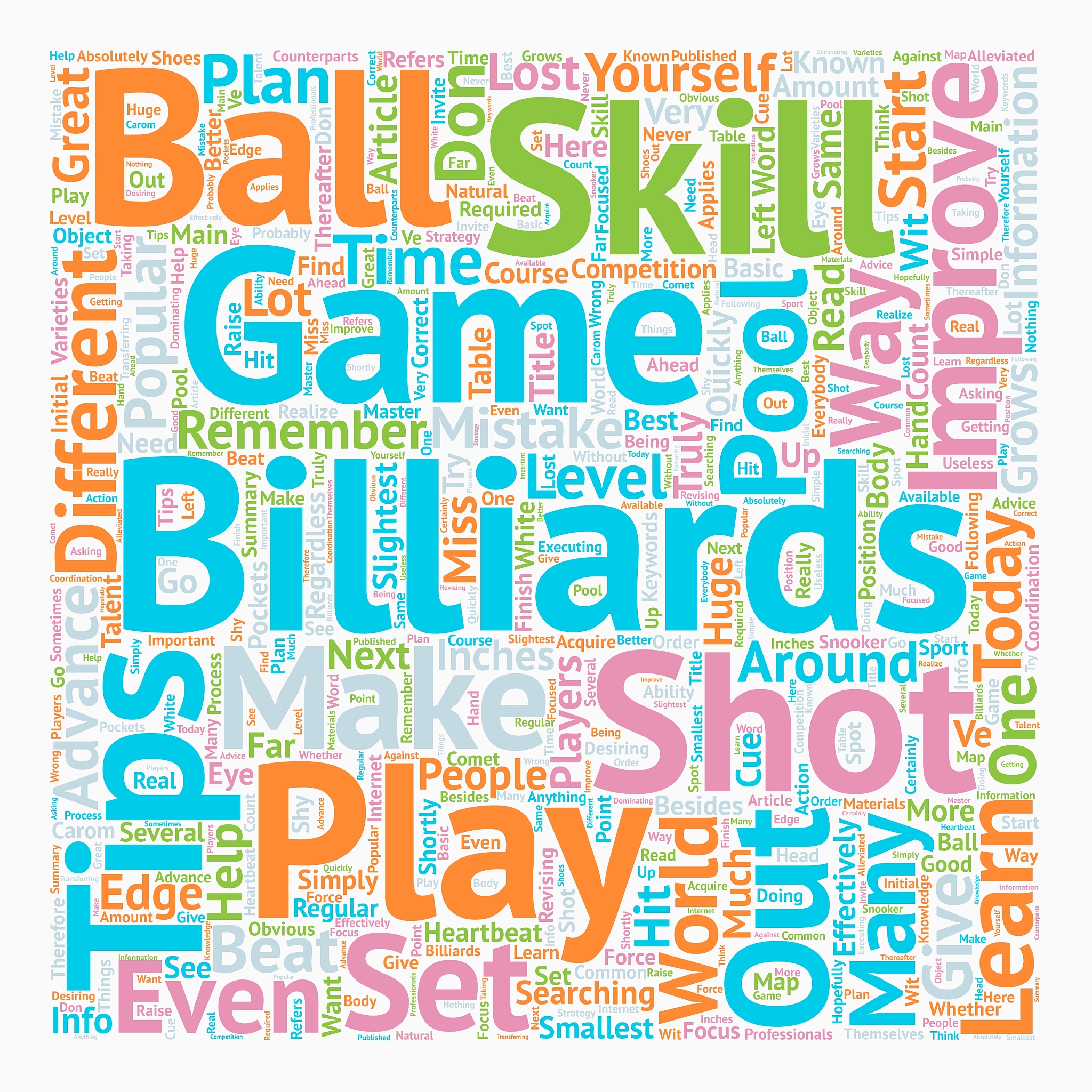 play billiards how to improve your skill set text
