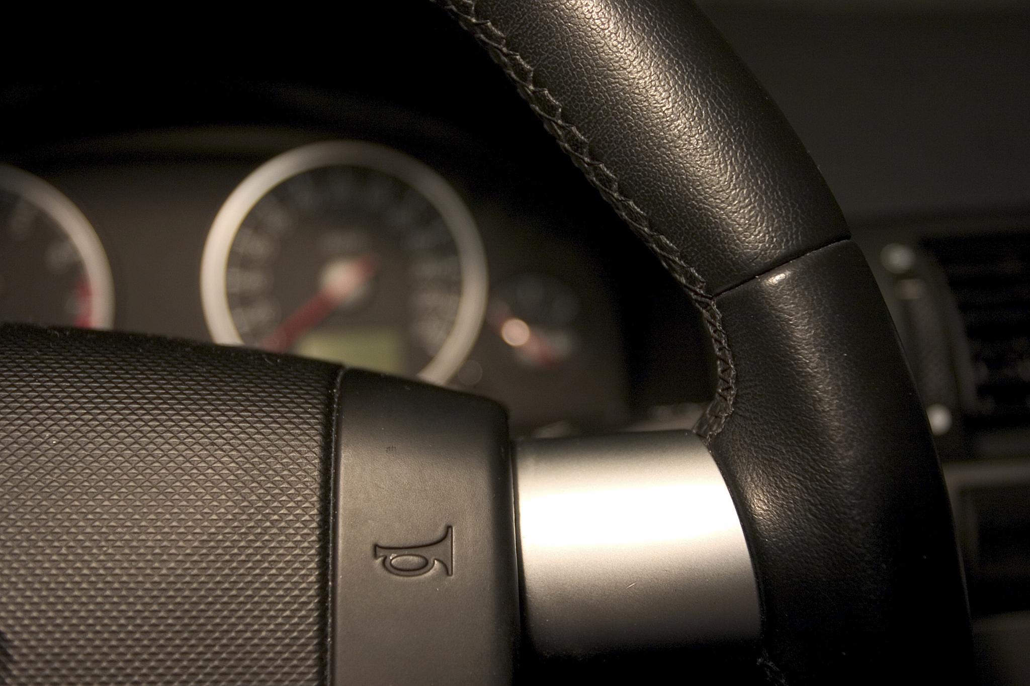 interior of sport car