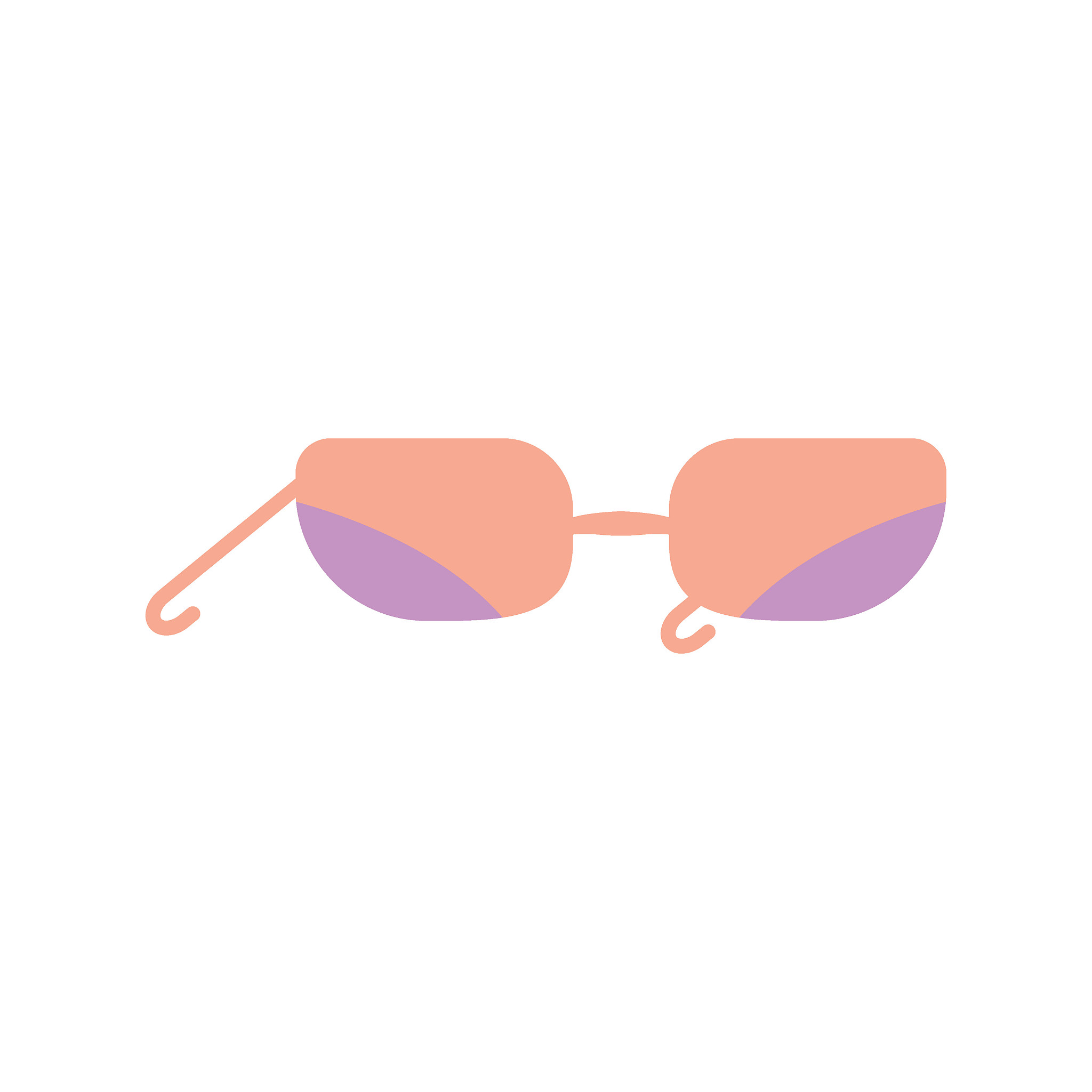 sun glasses icon clipart vector design isolated