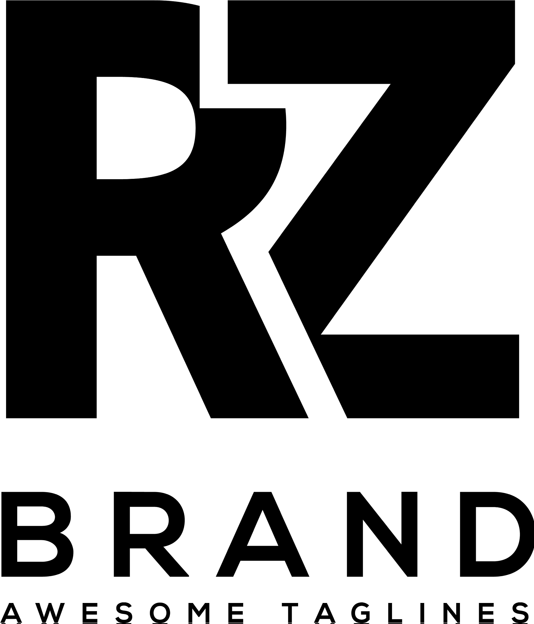letter rs strong bold sport logo
