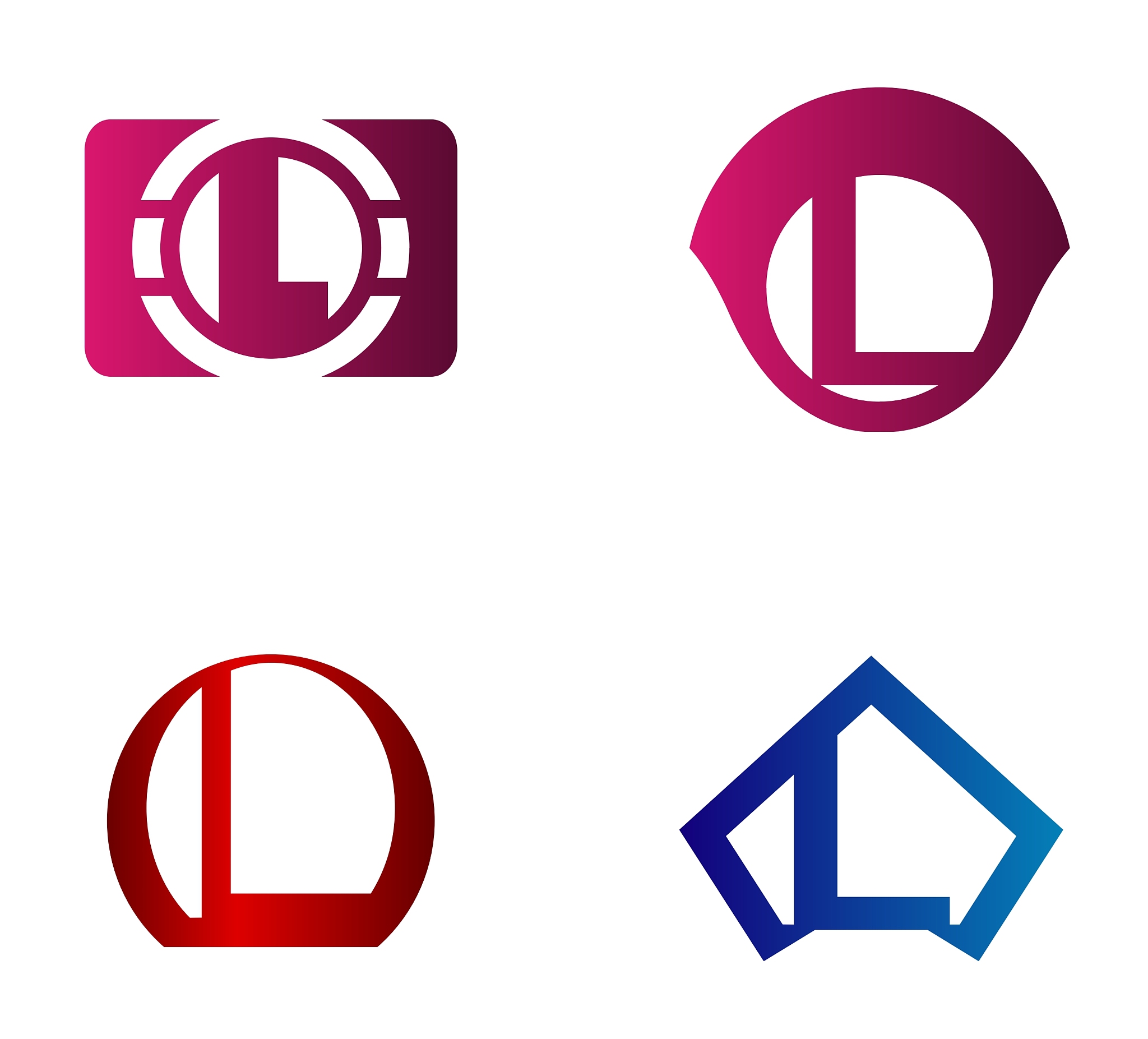 letter l logo icon design template elements