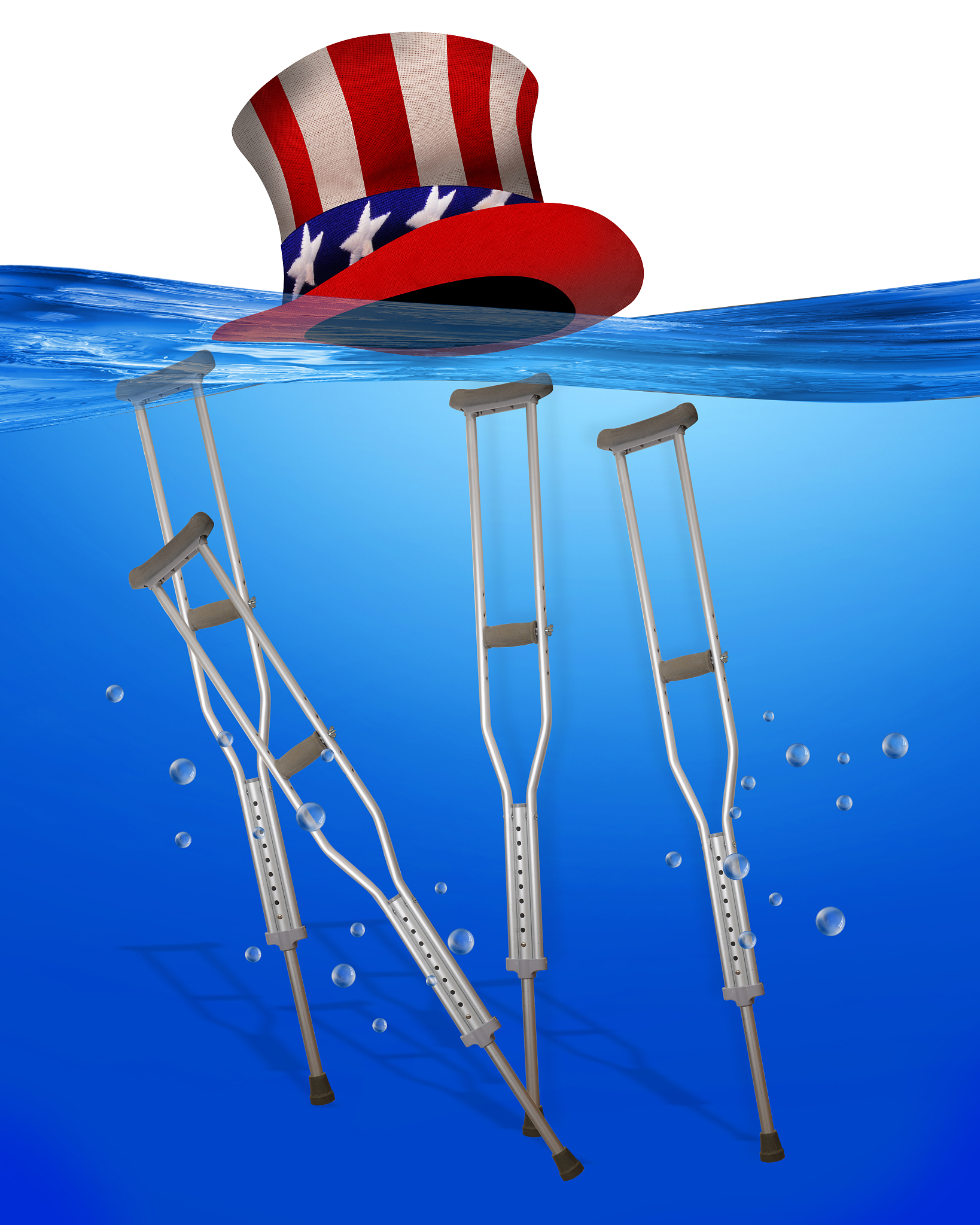 healthcare underwater.