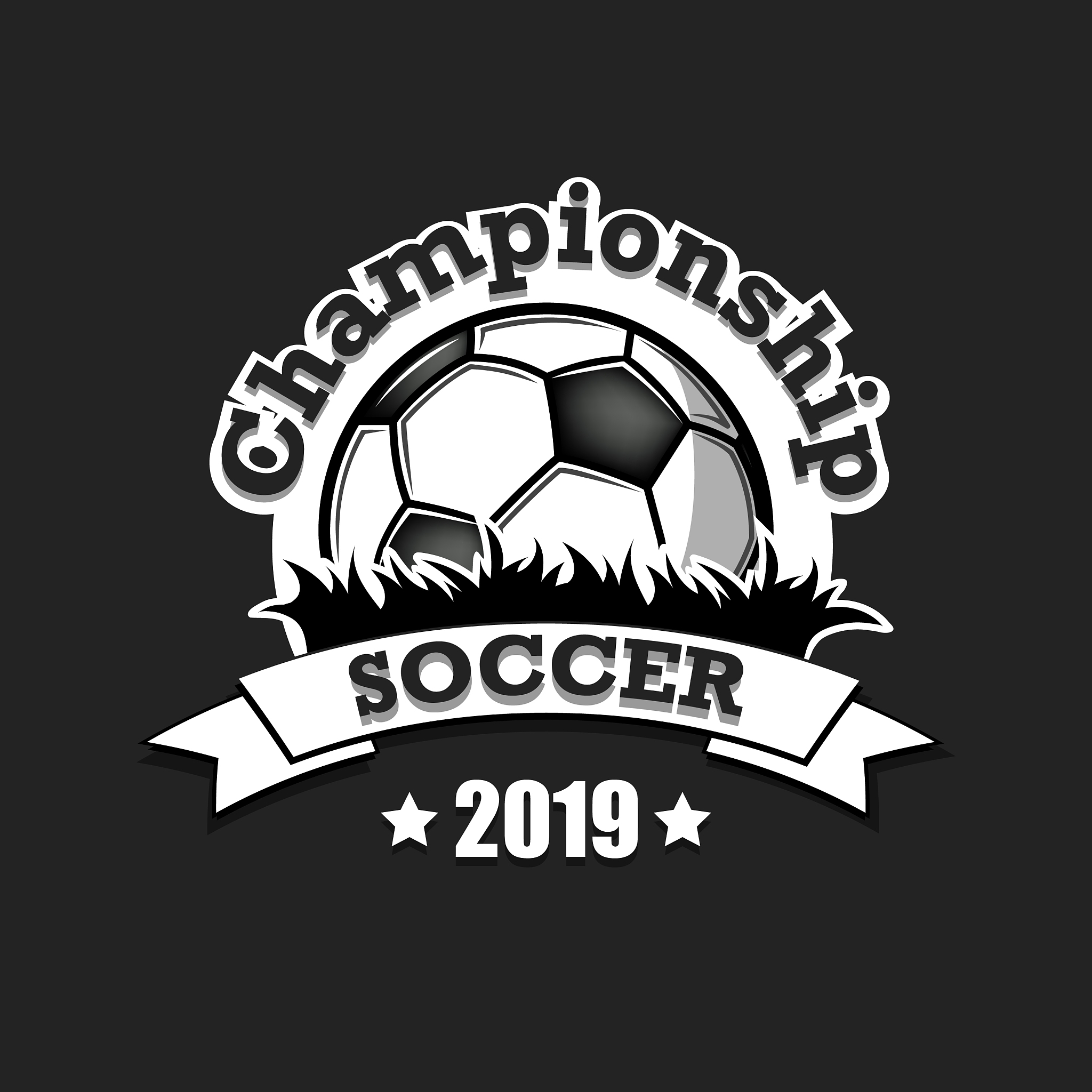 soccer logo design template