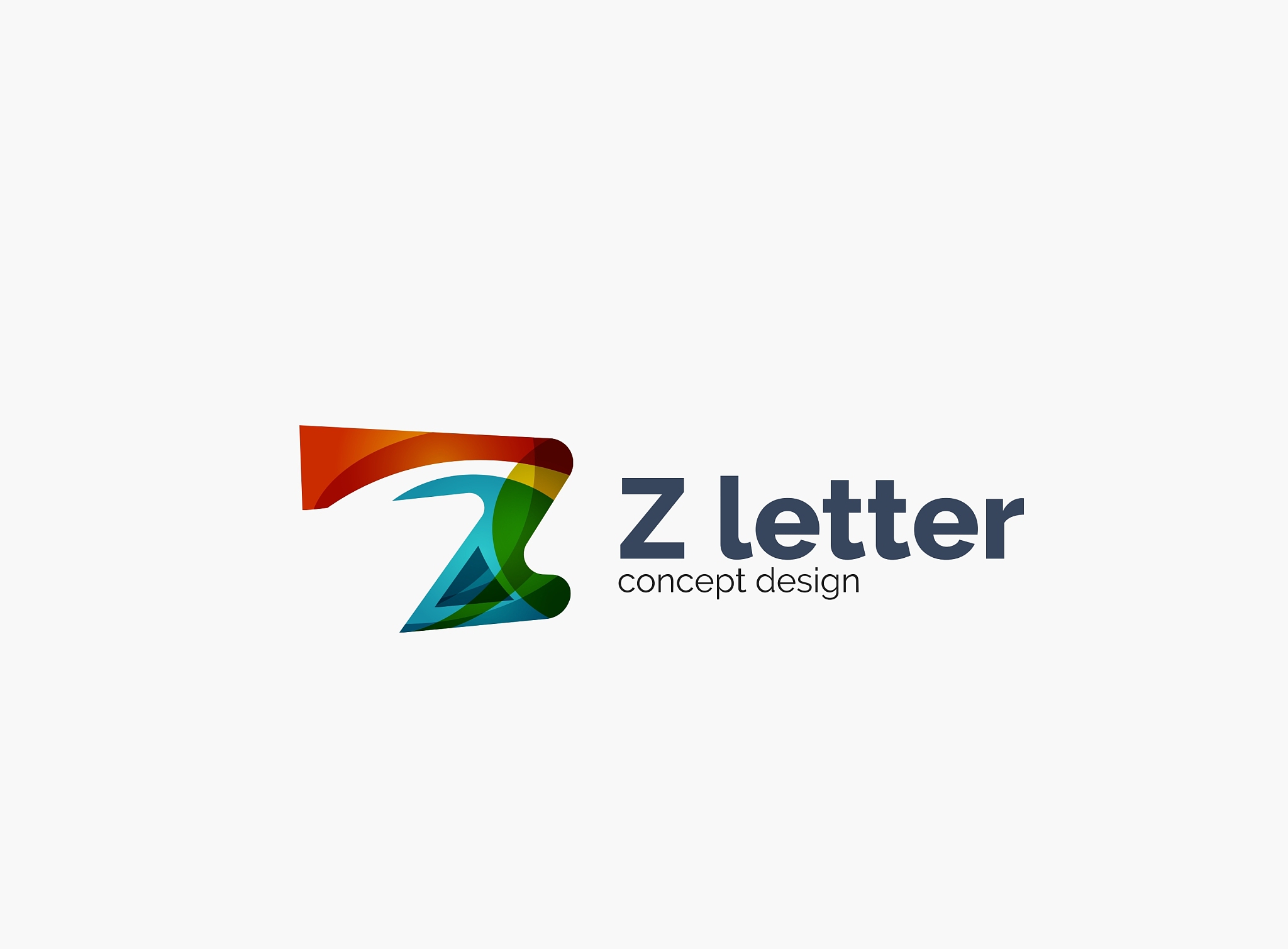 modern company z letter logo