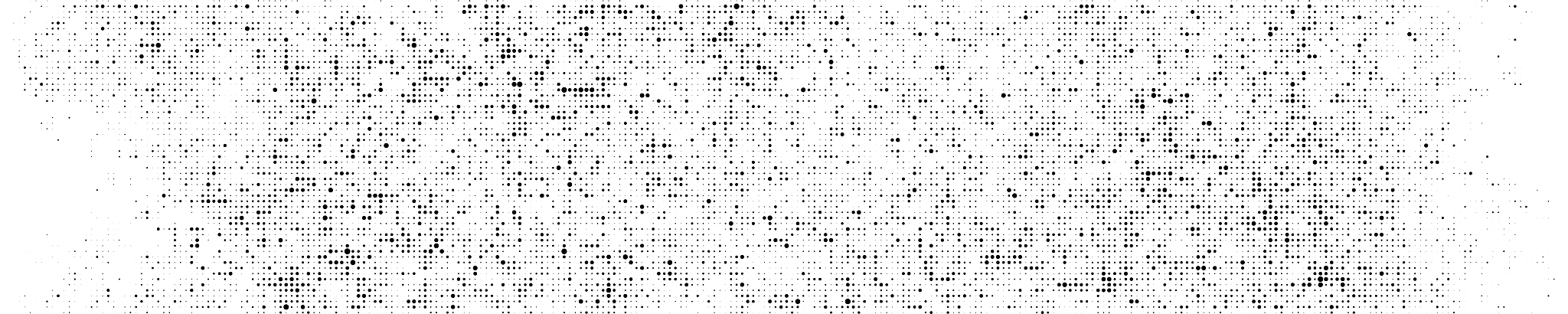 black halftone dotted backdrop.