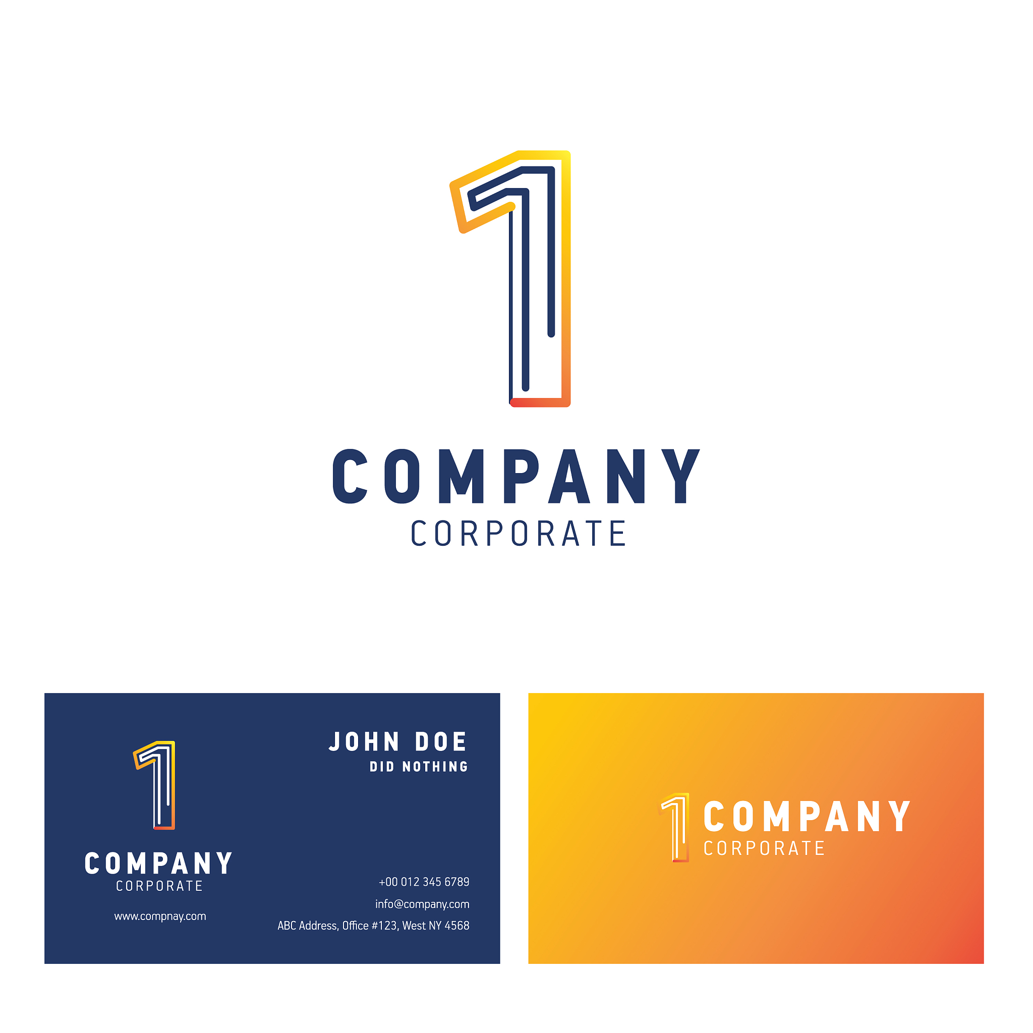1 company logo design