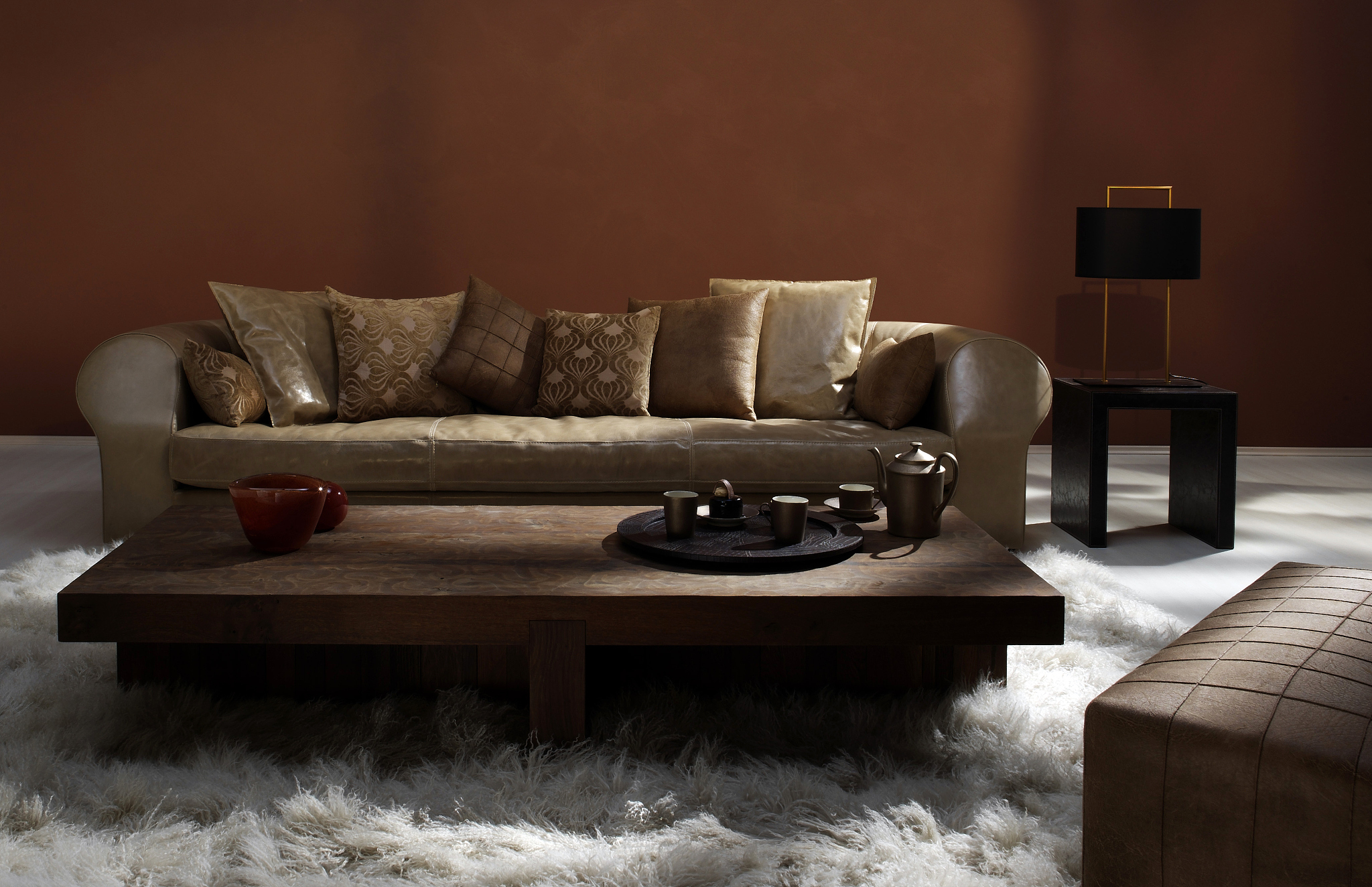seats and living room