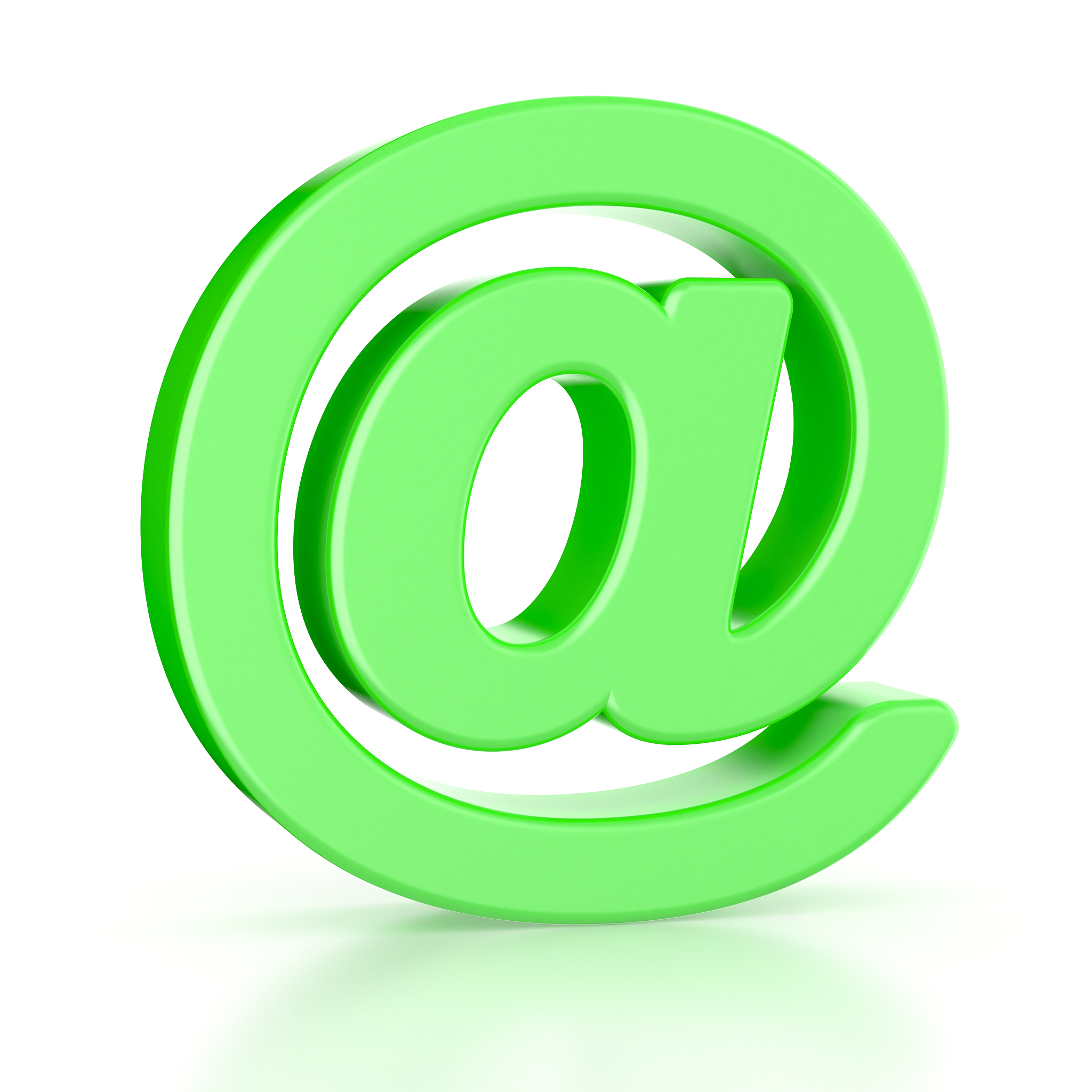 green @ symbol