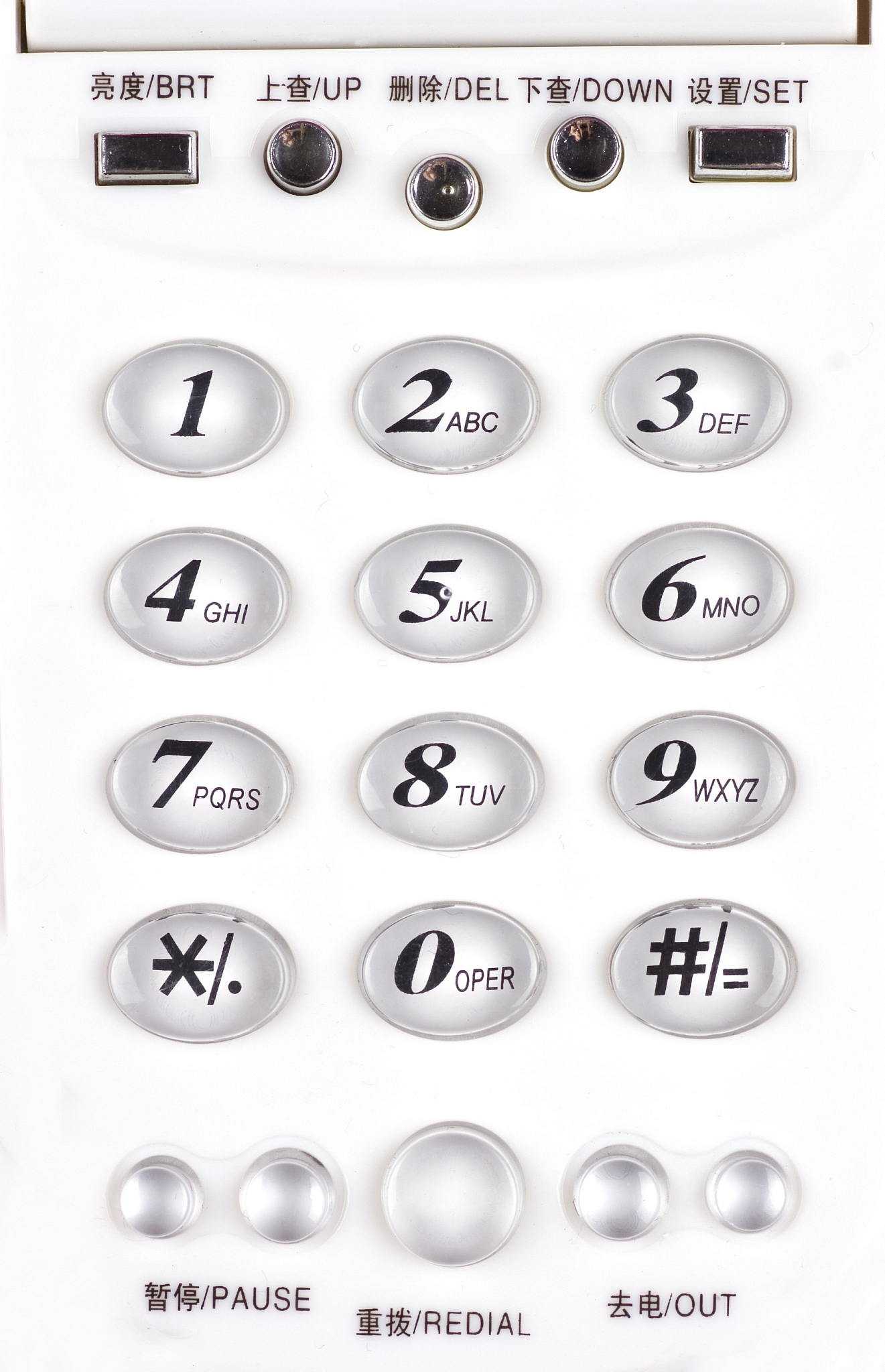 telephone keypad