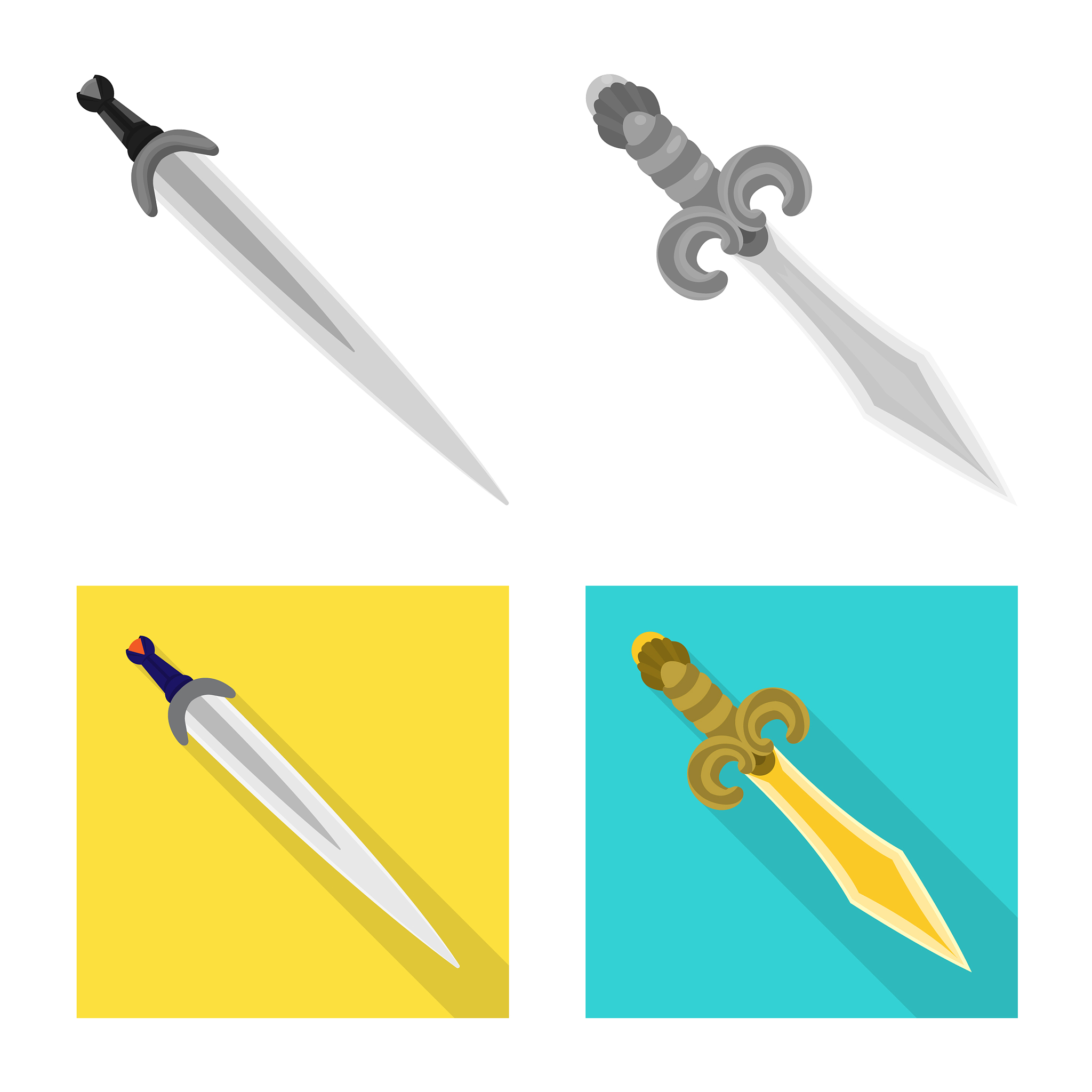 game and armor symbol set
