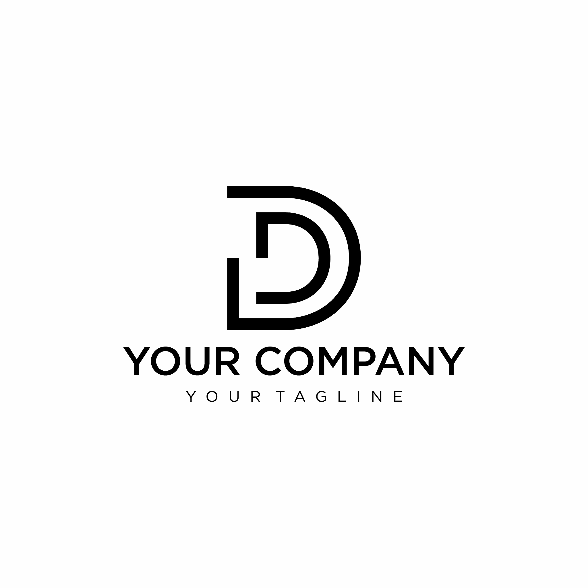 monogram d logo