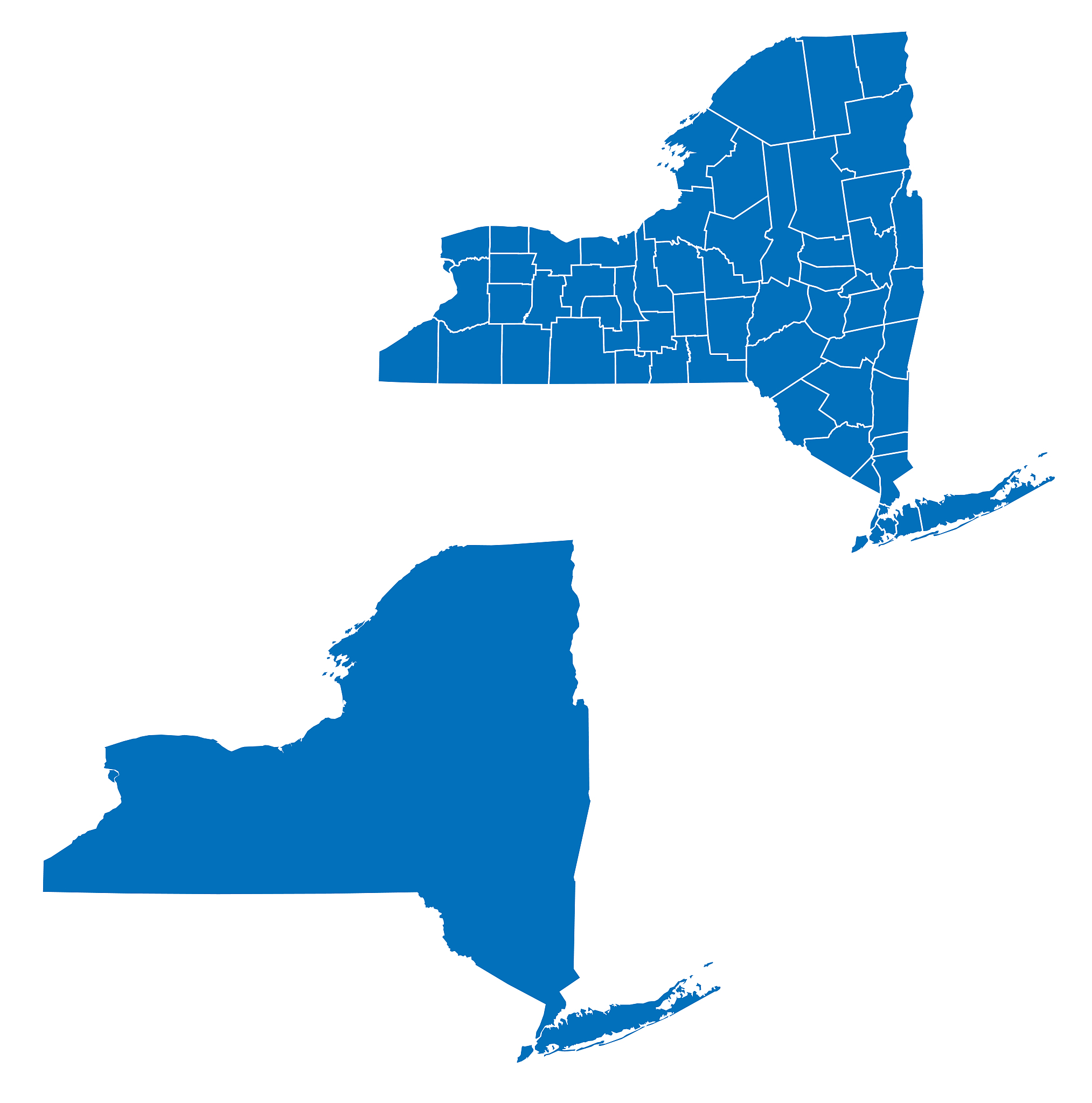 new york map