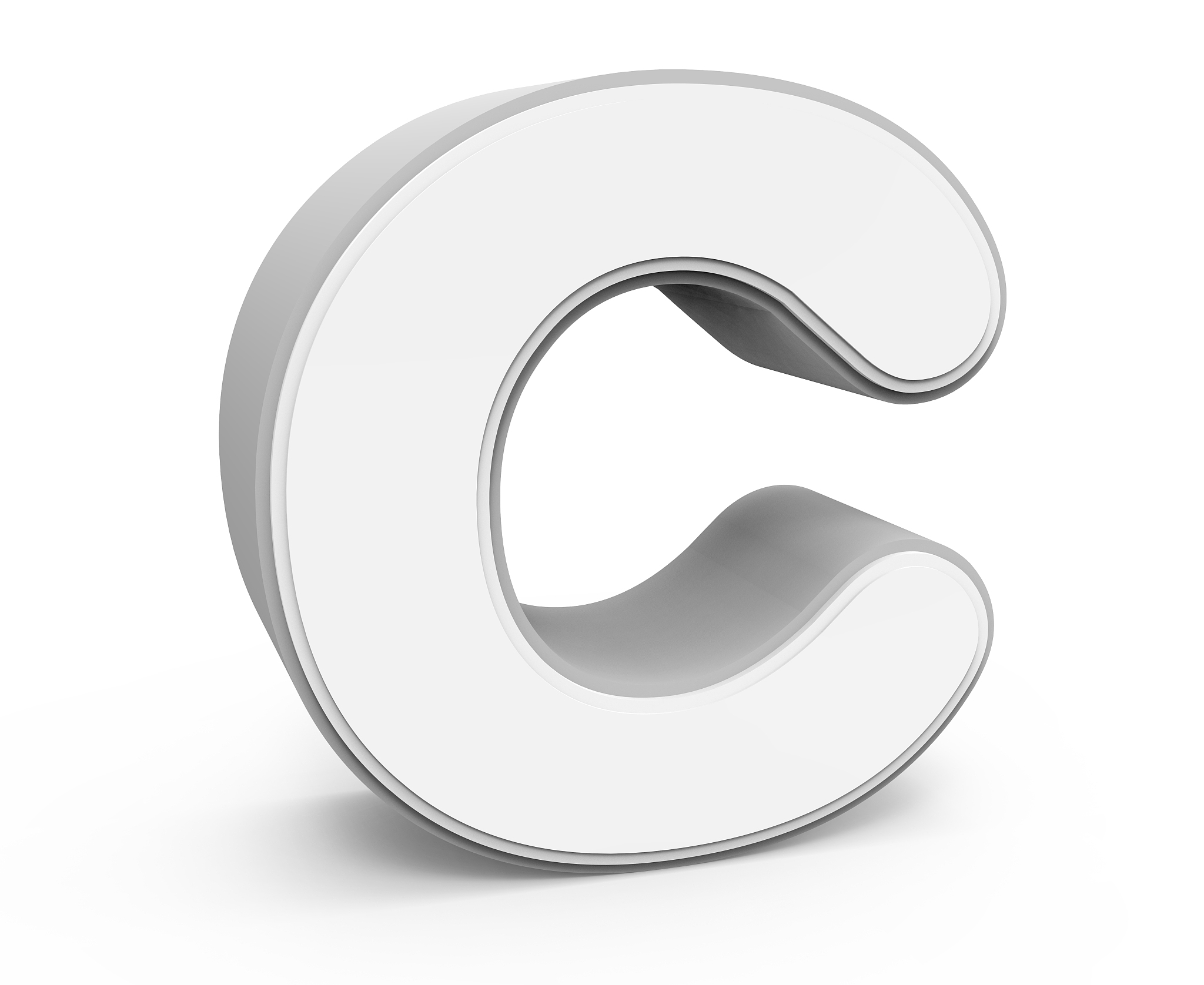 英文字母<strong>c</strong>,白色,字母,圆形,水平画幅,形状,无人,白色背景,文字,背景