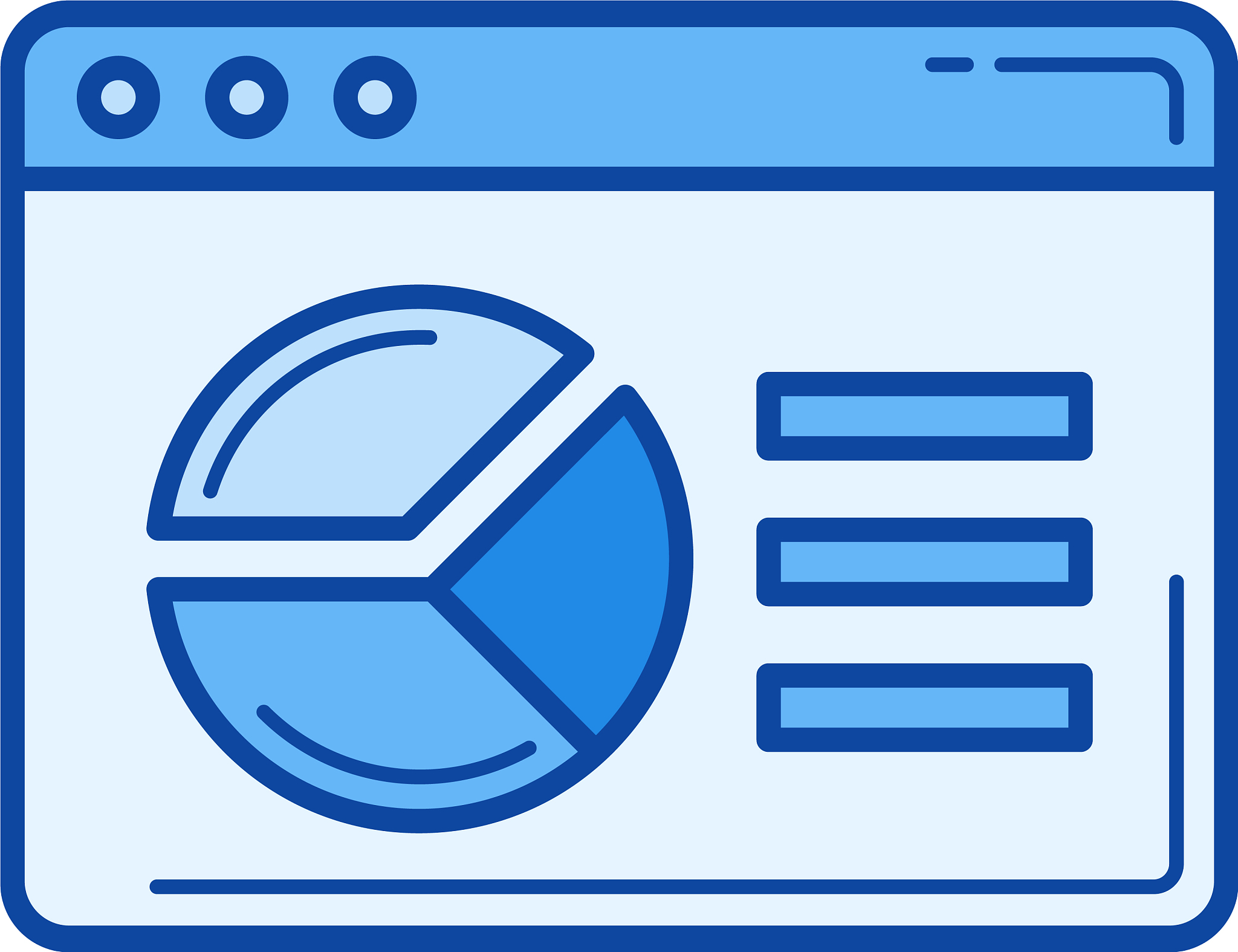 analytics line icon