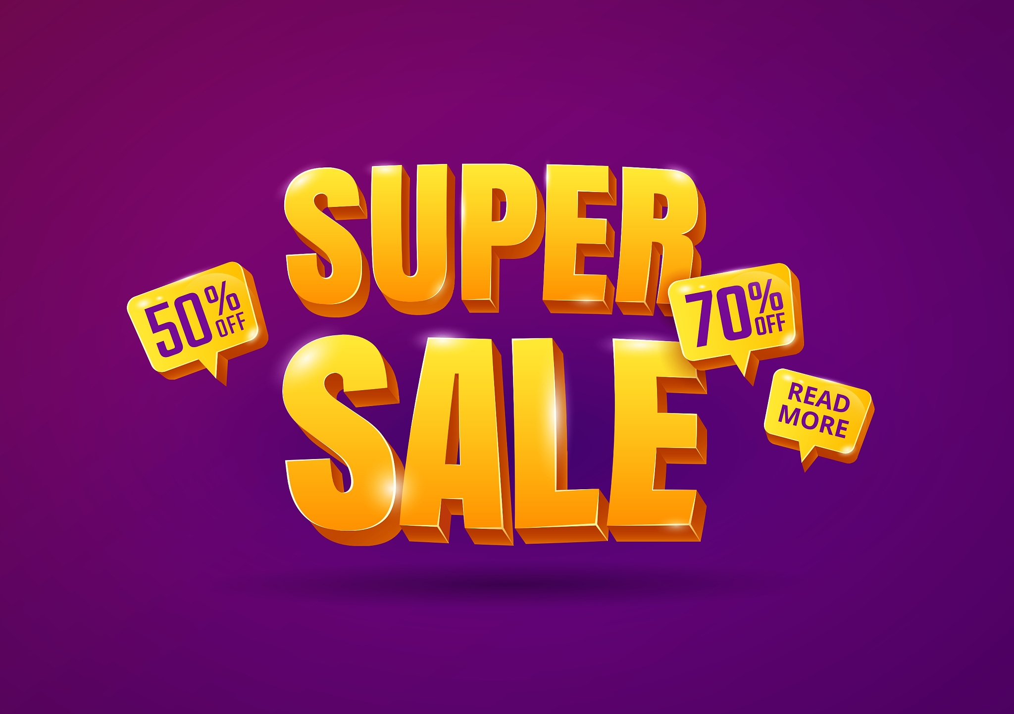 super sale banner