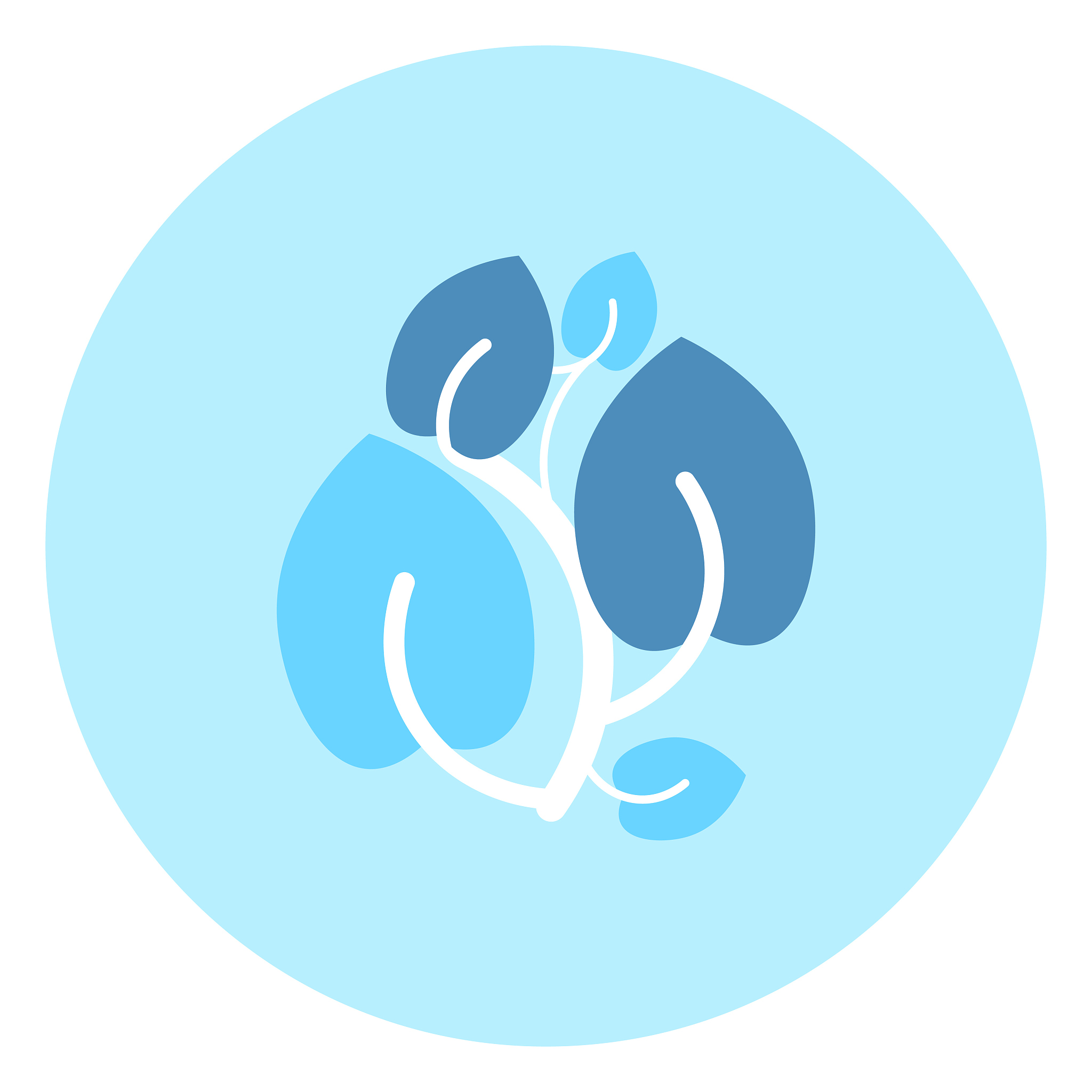 tree branch with leaves icon ecology nature concept