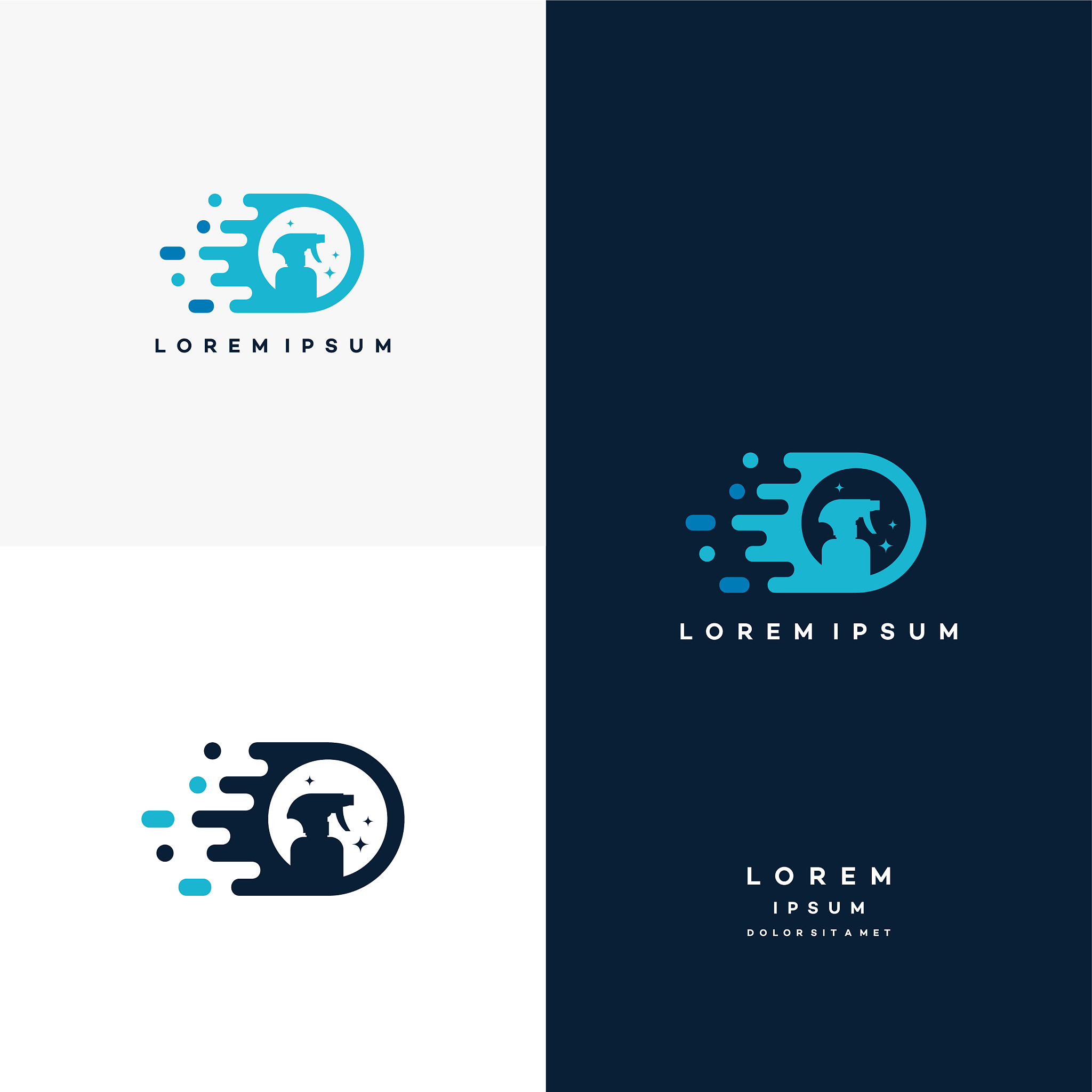 fast cleaning logo designs concept cleaning